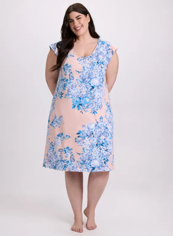 Floral Print Nightgown sold by Laura
