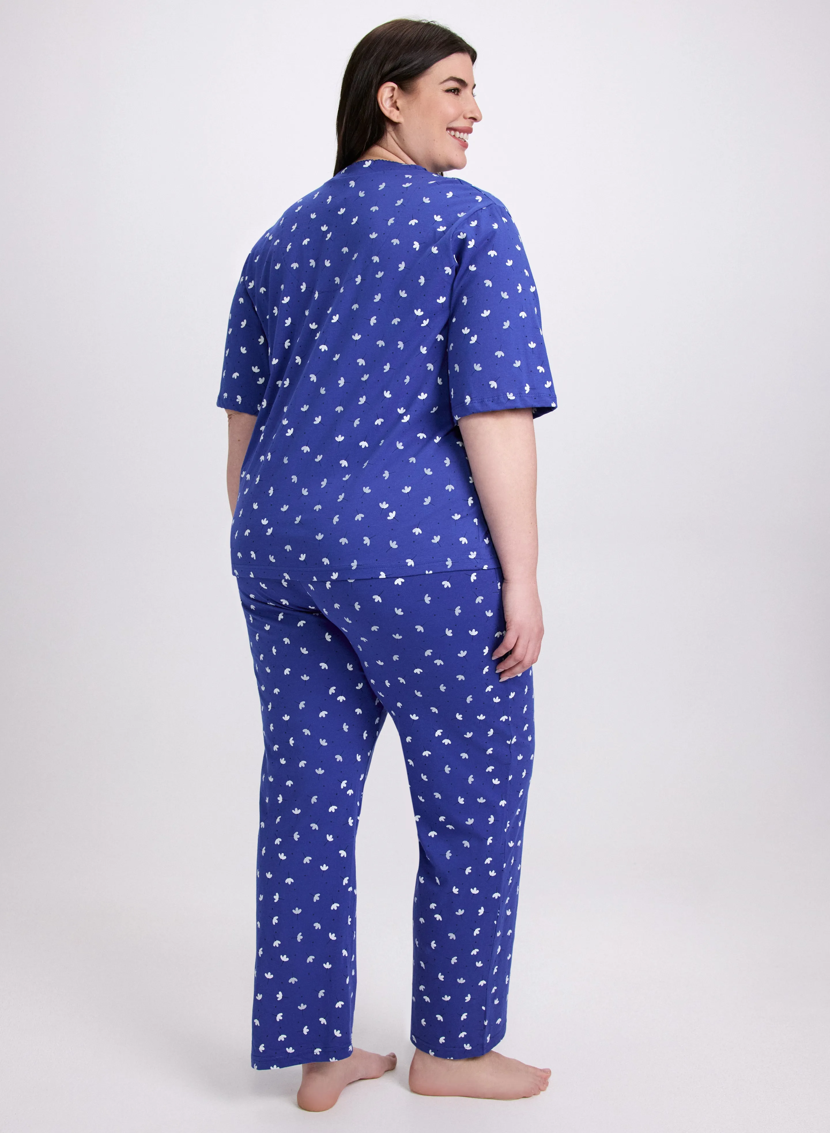 Floral Print Pyjama Set sold by Laura product image thumbnail 2