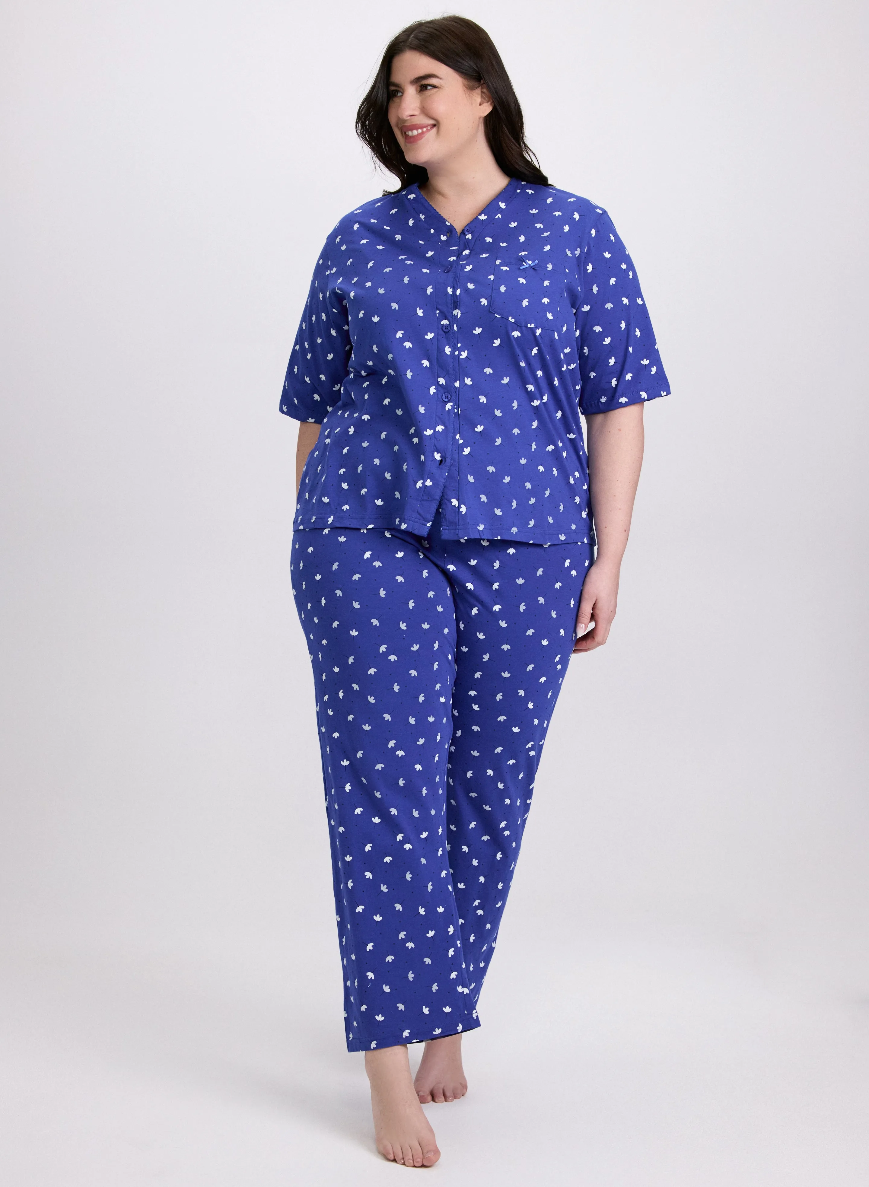 Floral Print Pyjama Set sold by Laura