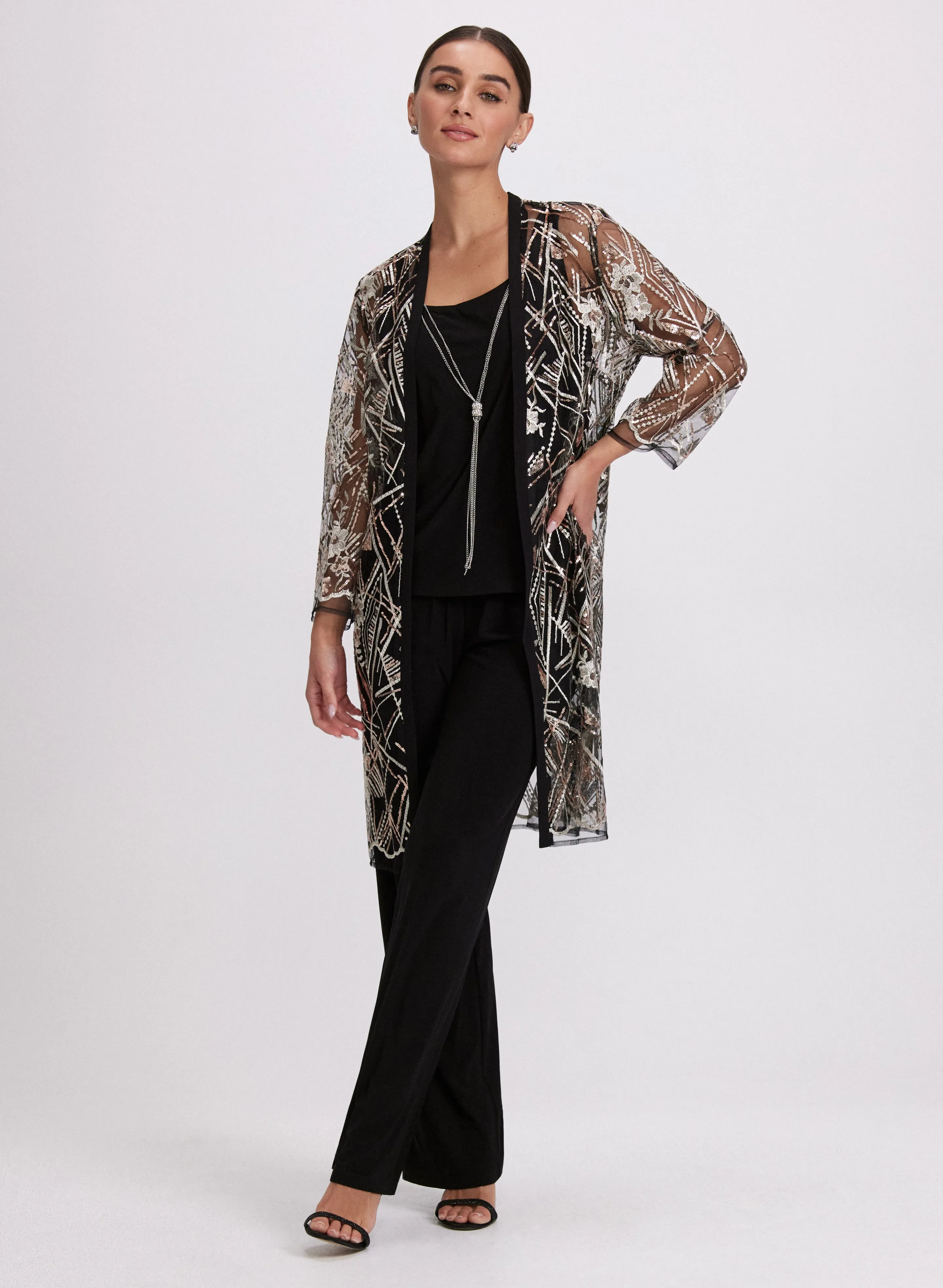 Jacket, Top & Pant Set sold by Laura