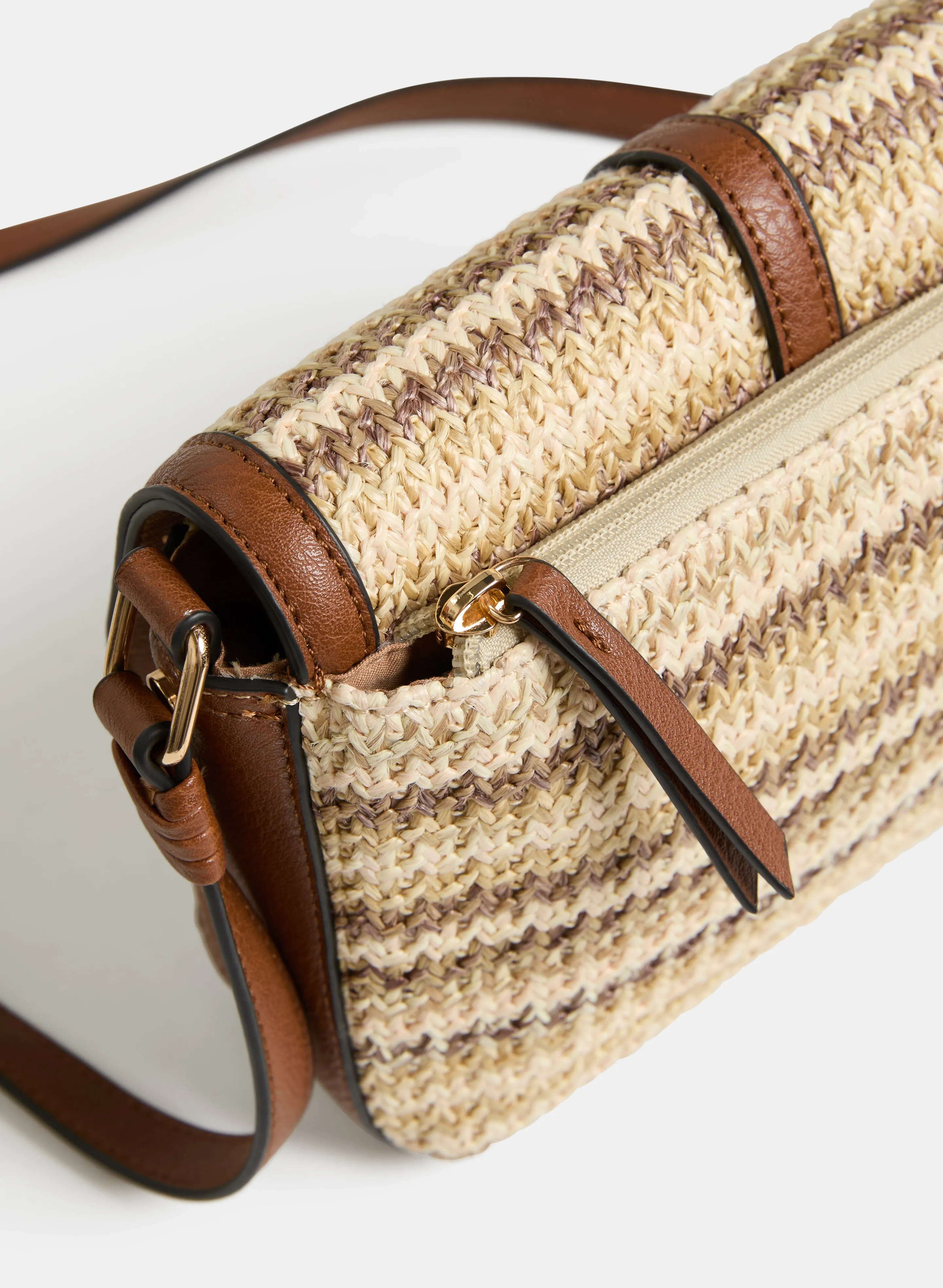 Straw Crossbody Bag sold by Laura product image thumbnail 2