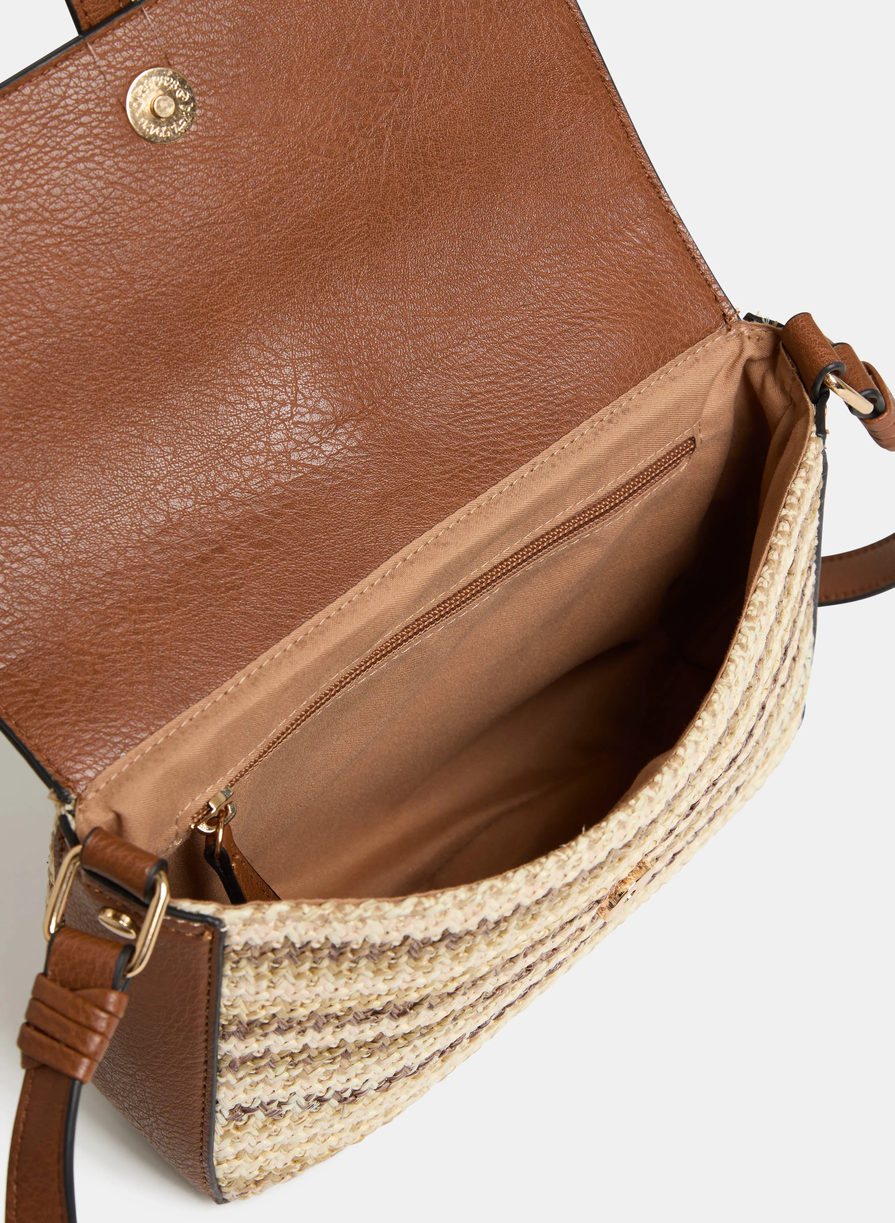 Straw Crossbody Bag sold by Laura product image thumbnail 3
