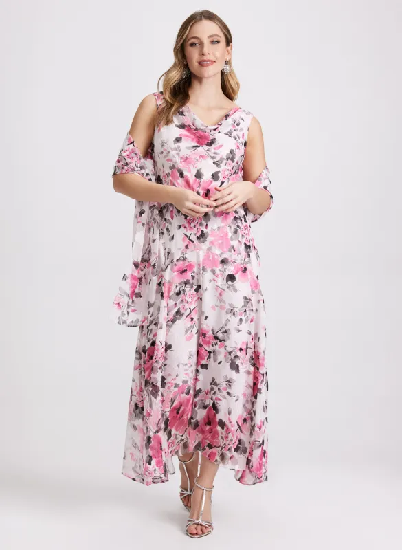 Floral Print Shawl & Dress sold by Laura