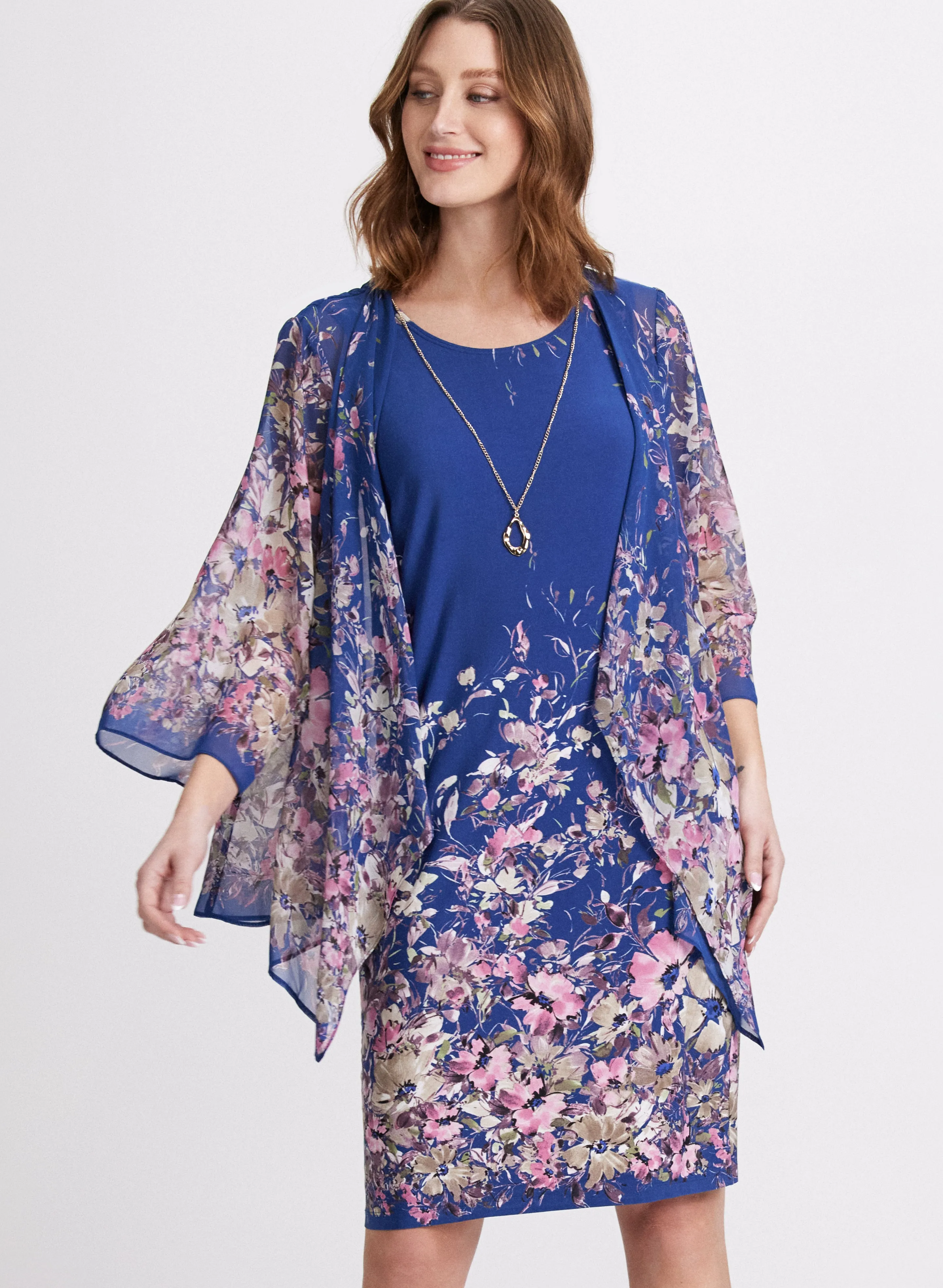 Floral Illusion Dress sold by Laura product image thumbnail 3