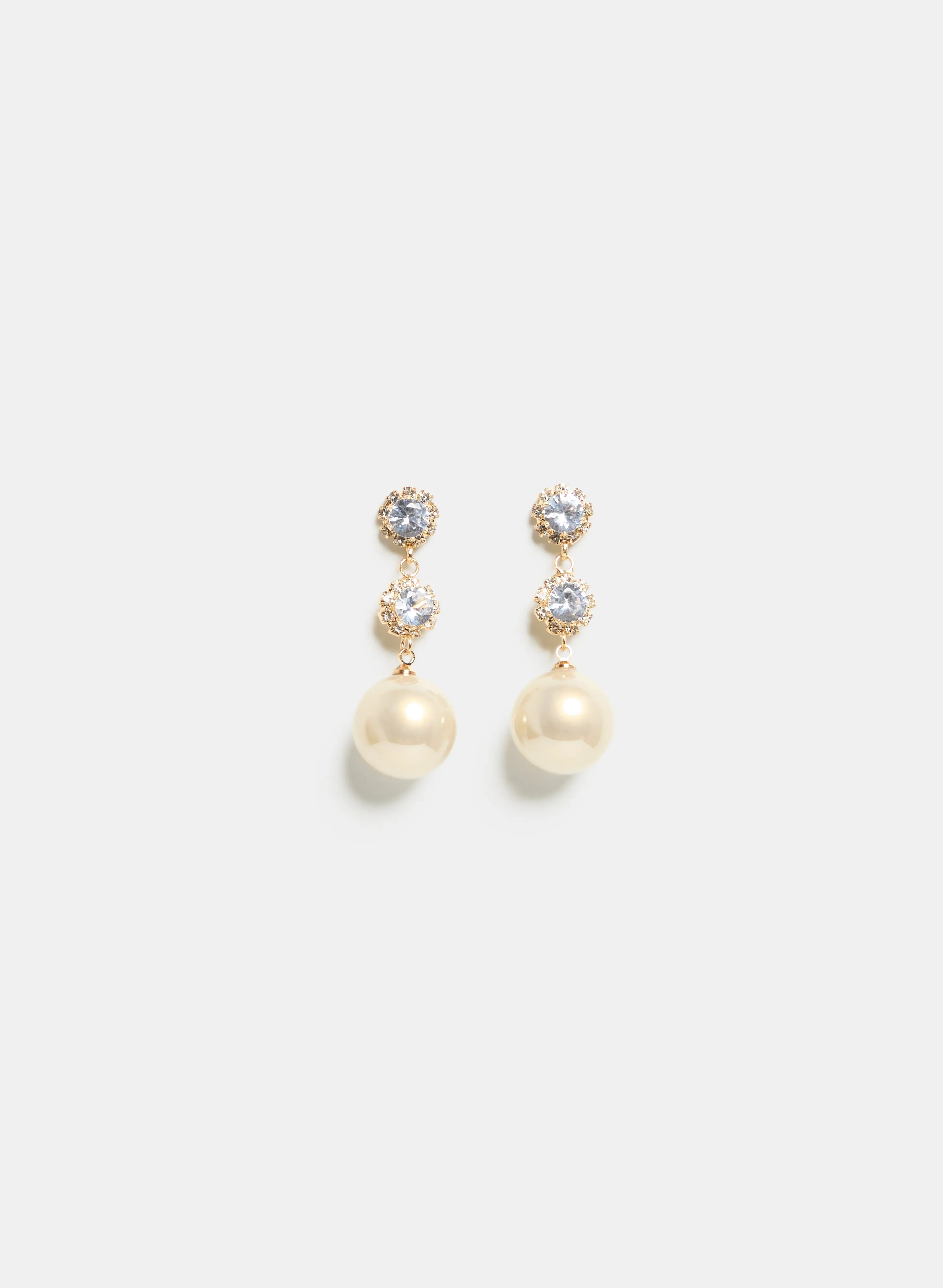 Tiered Pearl Earrings sold by Laura