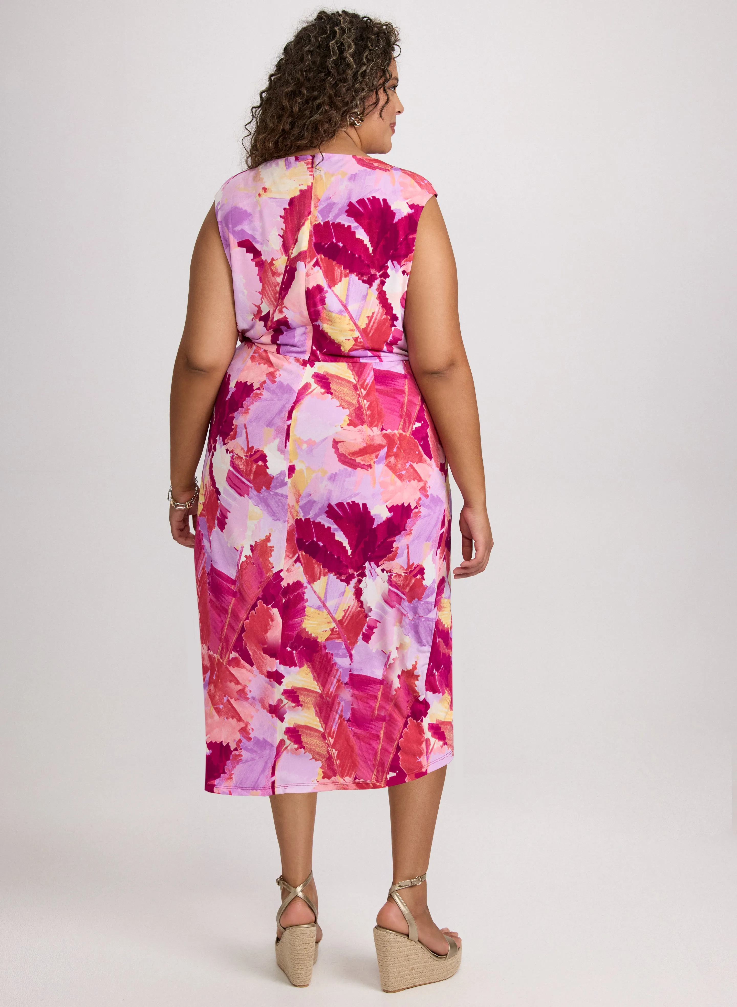Tropical Self-Tie Dress sold by Laura product image thumbnail 3