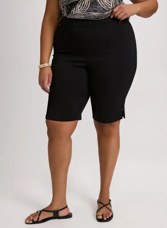 Bengaline Pull-On Shorts sold by Laura