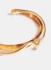 Resin & Metal Cuff Bracelet sold by Laura