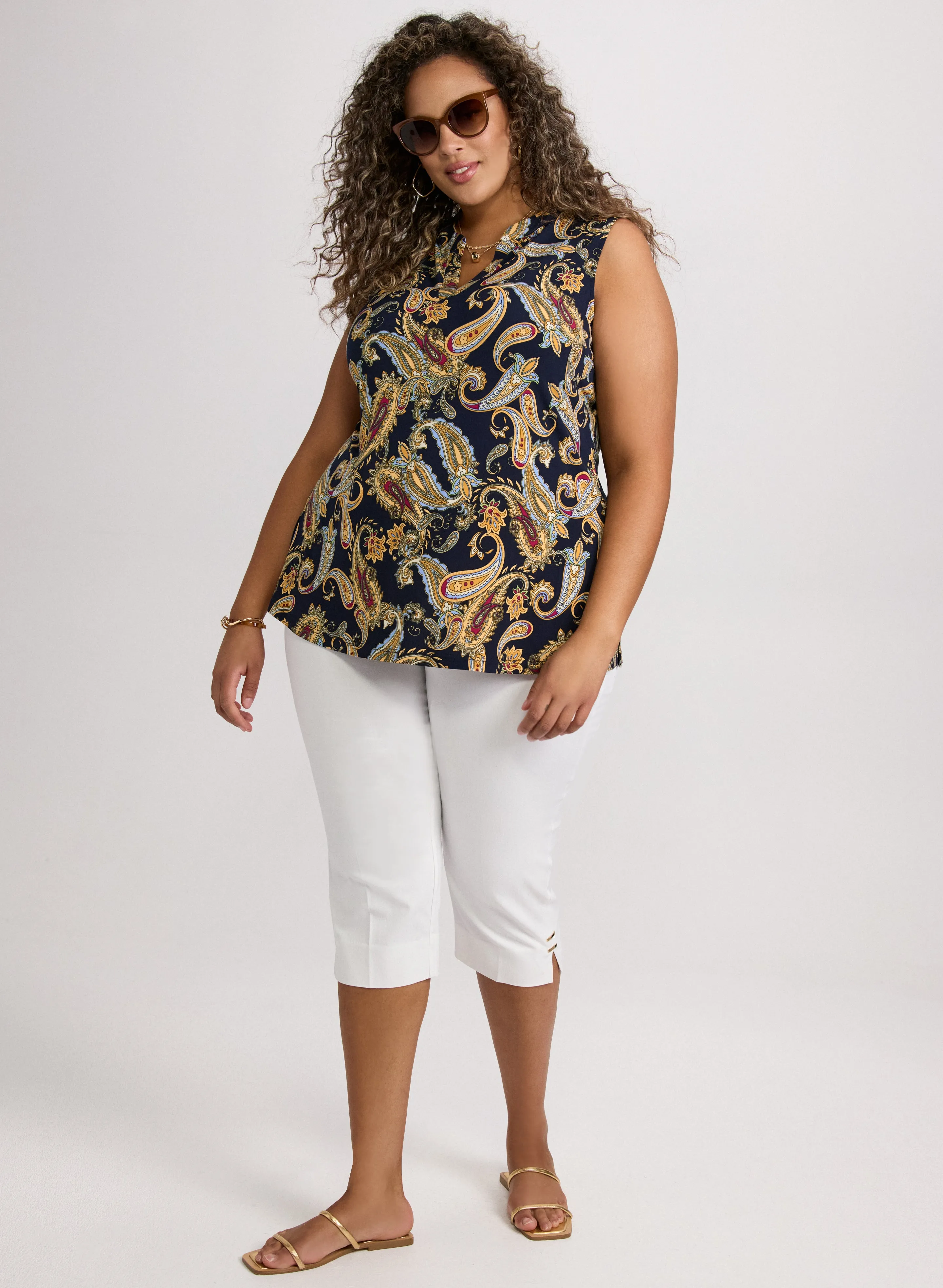 Paisley Split Neck Blouse sold by Laura product image thumbnail 4