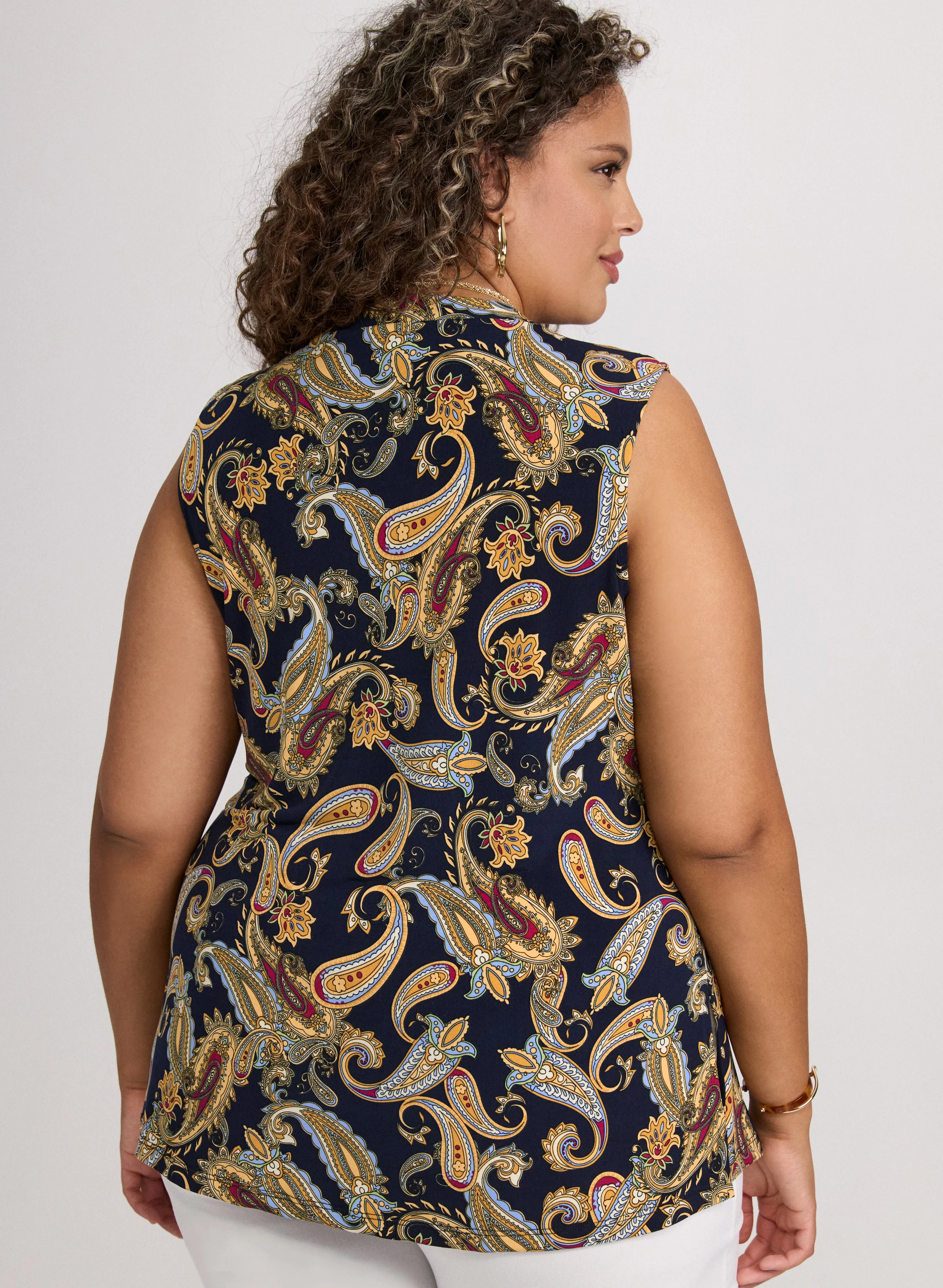 Paisley Split Neck Blouse sold by Laura product image thumbnail 3