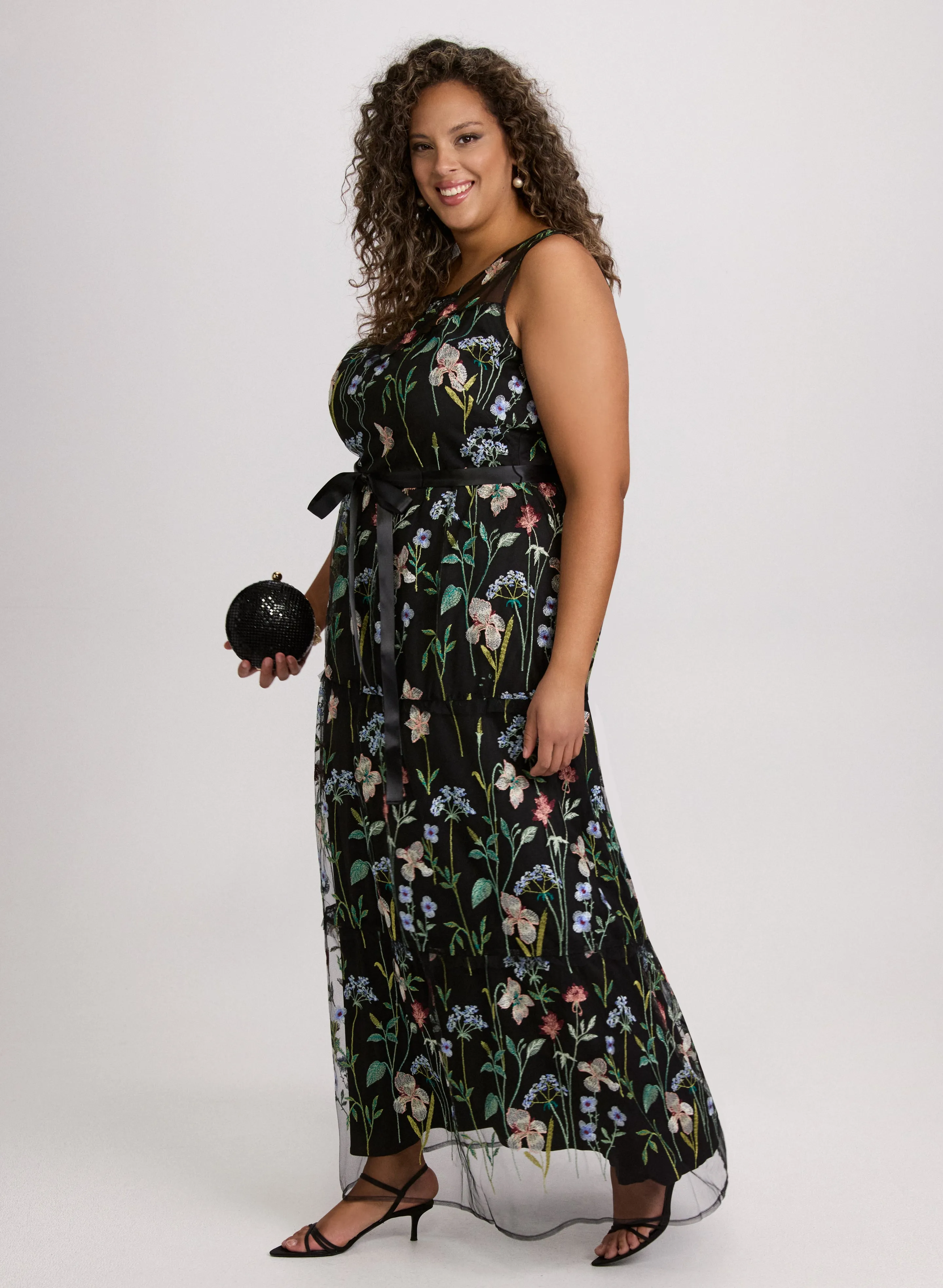 Floral Embroidered Dress sold by Laura product image thumbnail 2