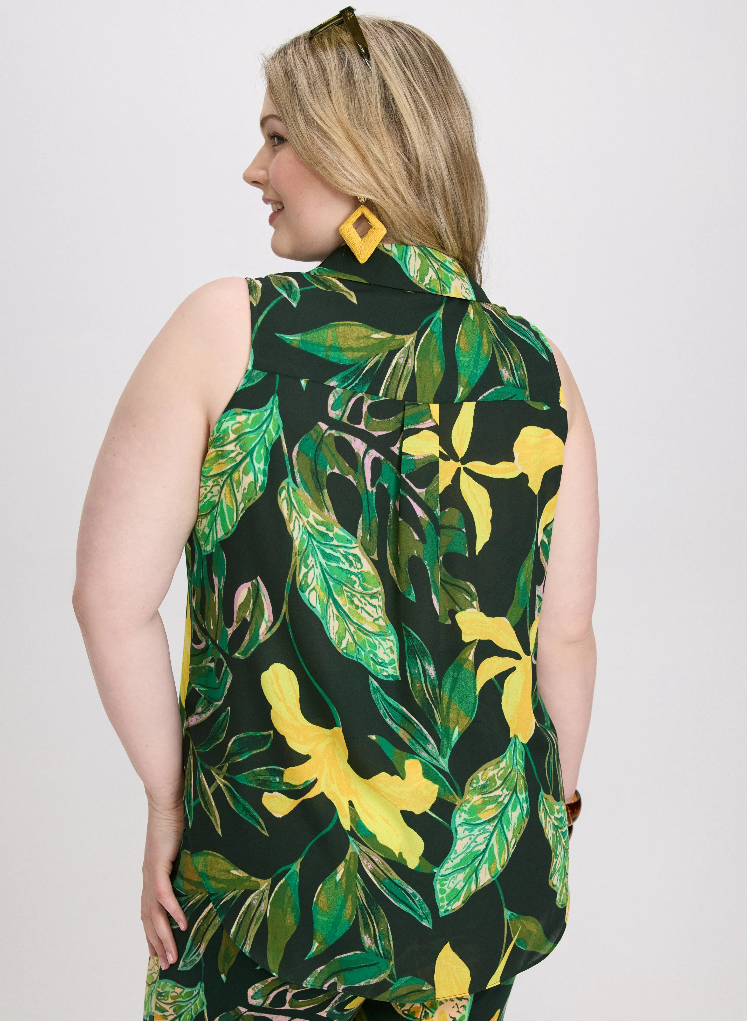 Palm Print Blouse sold by Laura product image thumbnail 2