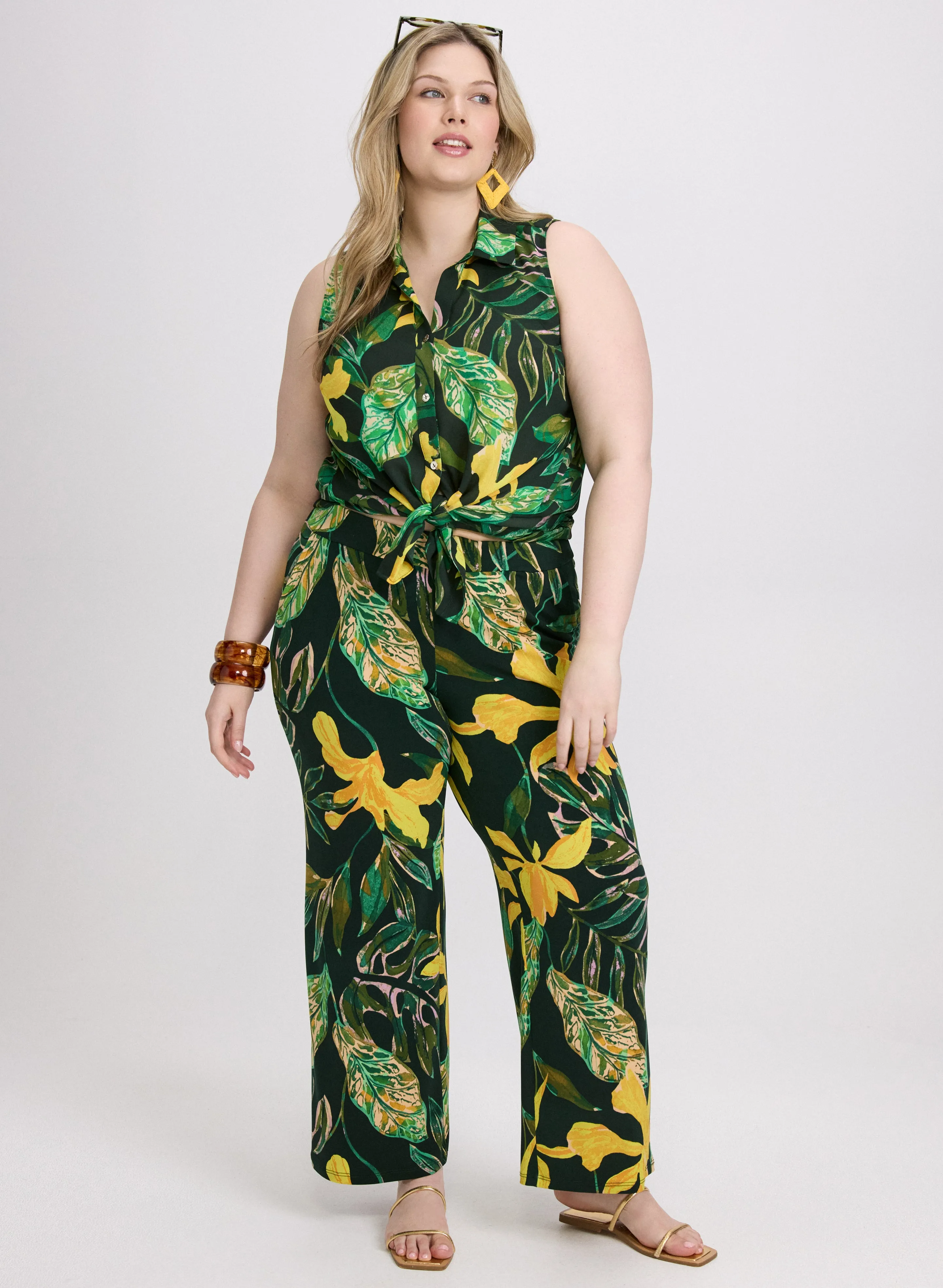 Palm Print Blouse sold by Laura product image thumbnail 3