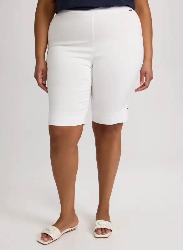 Bengaline Pull-On Shorts sold by Laura