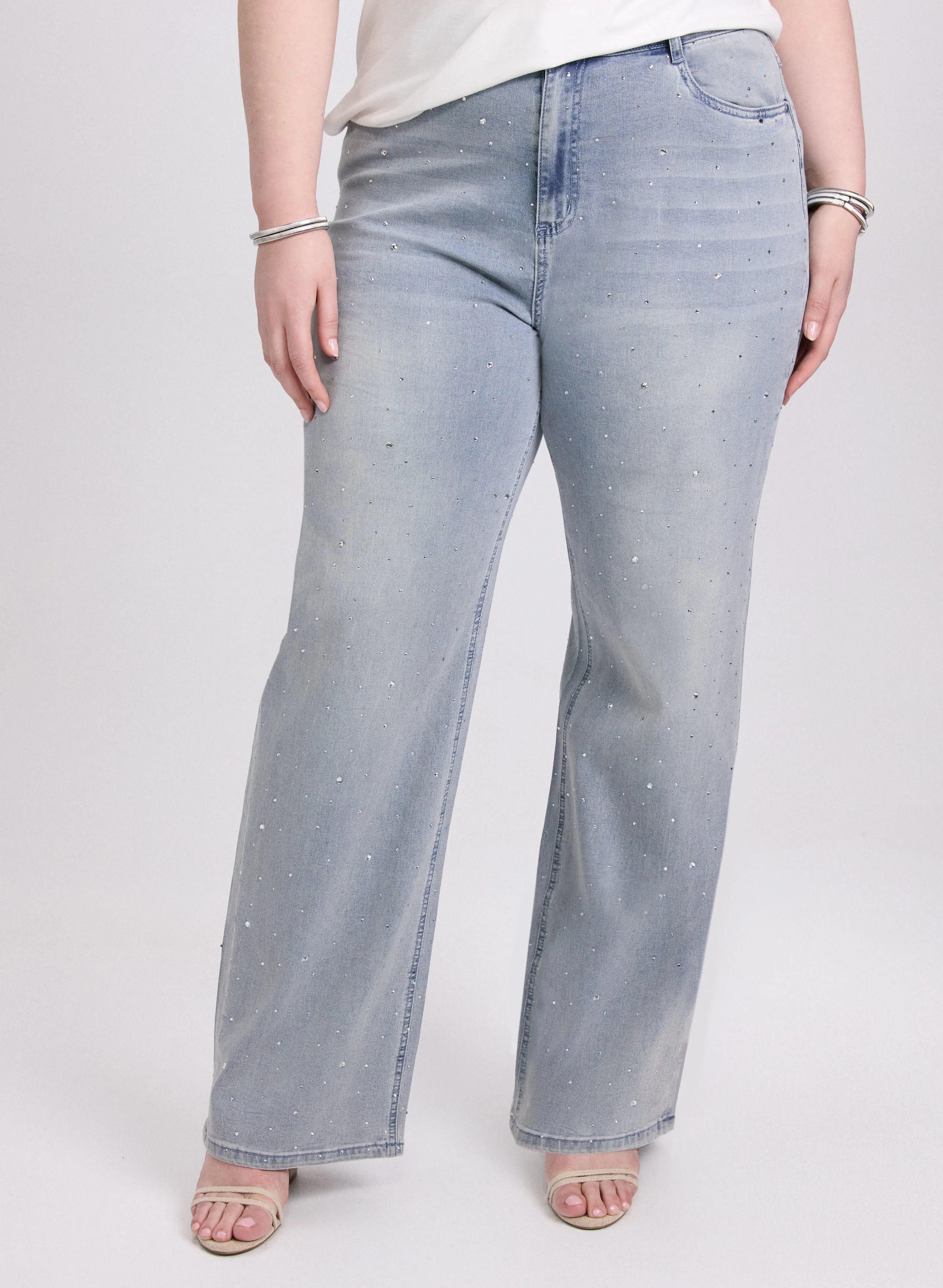 Joseph Ribkoff - Rhinestone Embellished Jeans sold by Laura