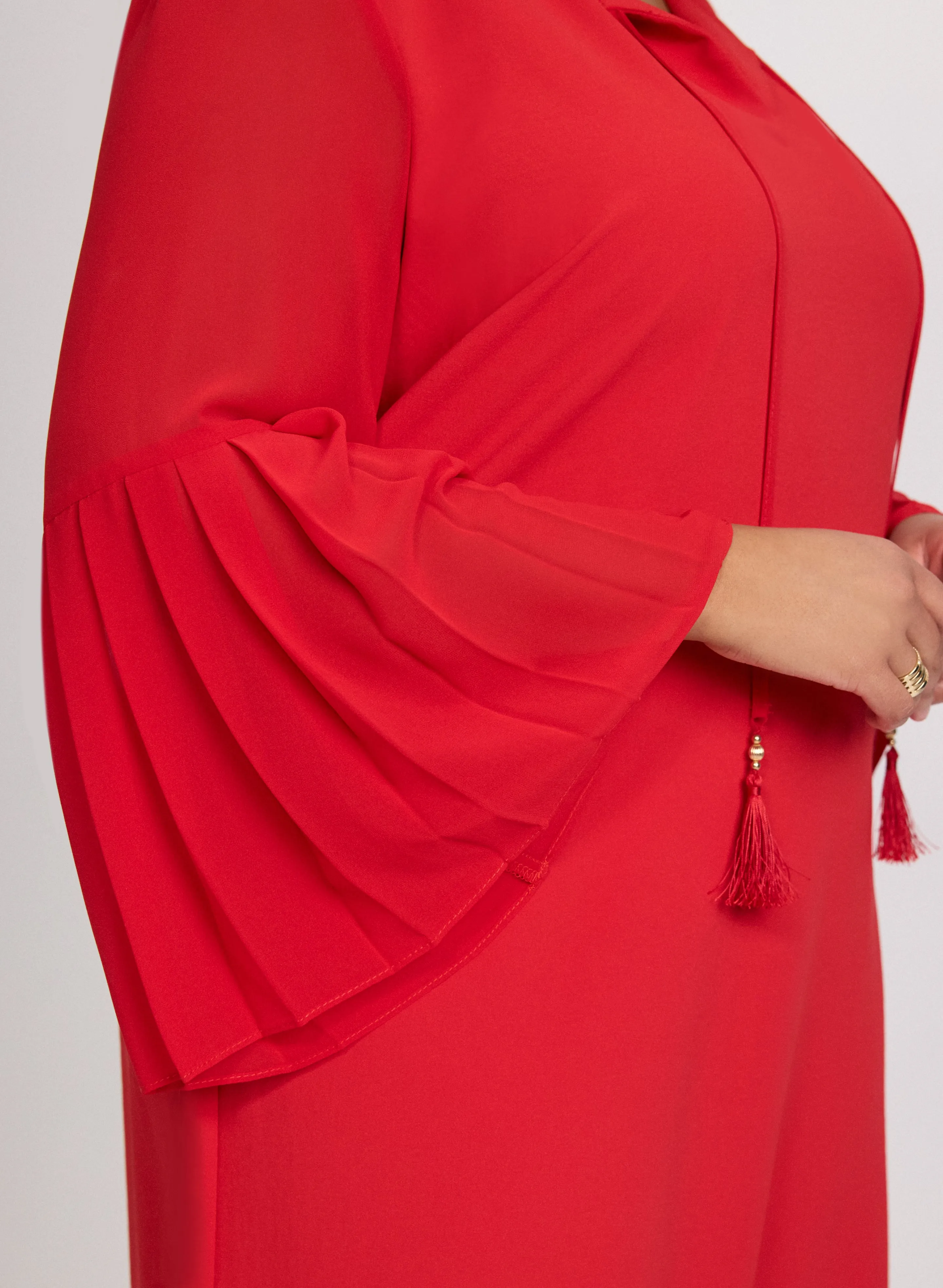 Joseph Ribkoff - Pleated Sleeve Dress sold by Laura product image thumbnail 5