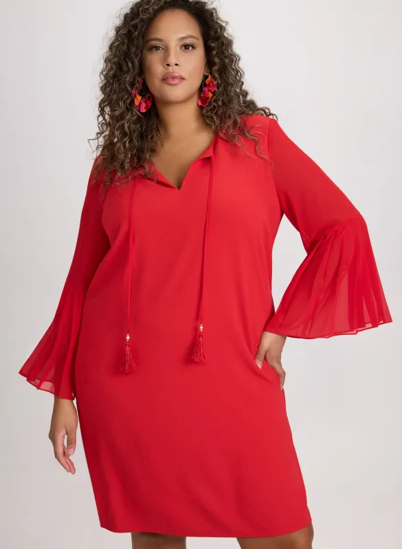 Joseph Ribkoff - Pleated Sleeve Dress sold by Laura