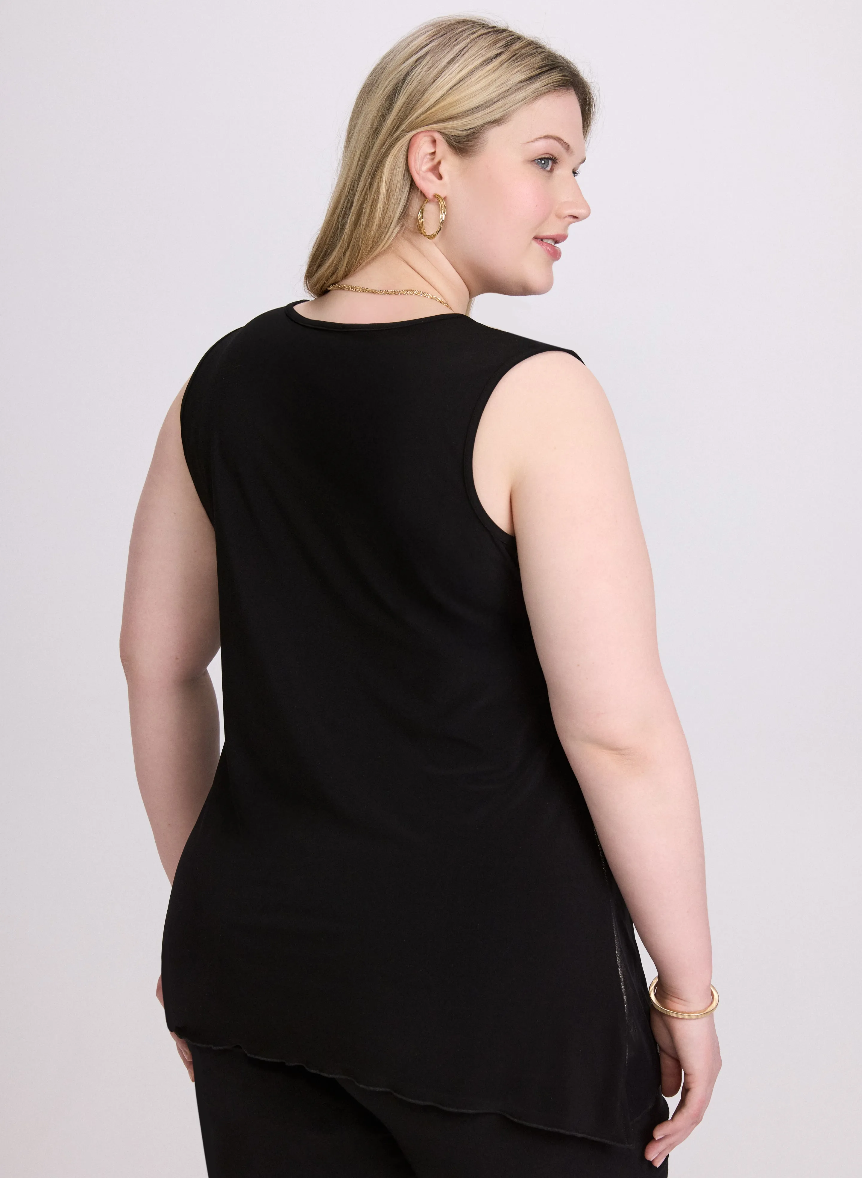 Joseph Ribkoff - Layered Metallic Tank Top sold by Laura product image thumbnail 3