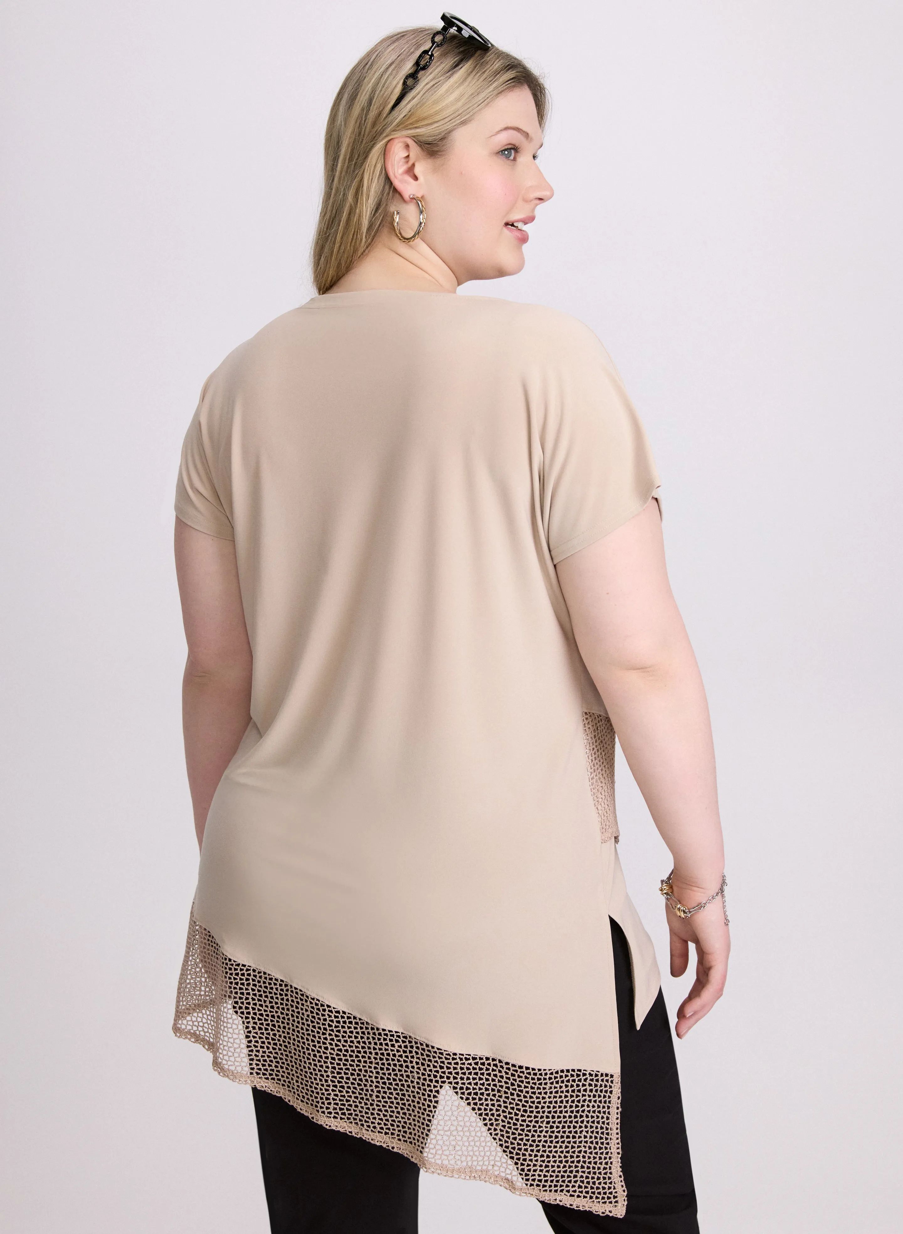 Joseph Ribkoff - Mesh Trim Tunic sold by Laura product image thumbnail 3