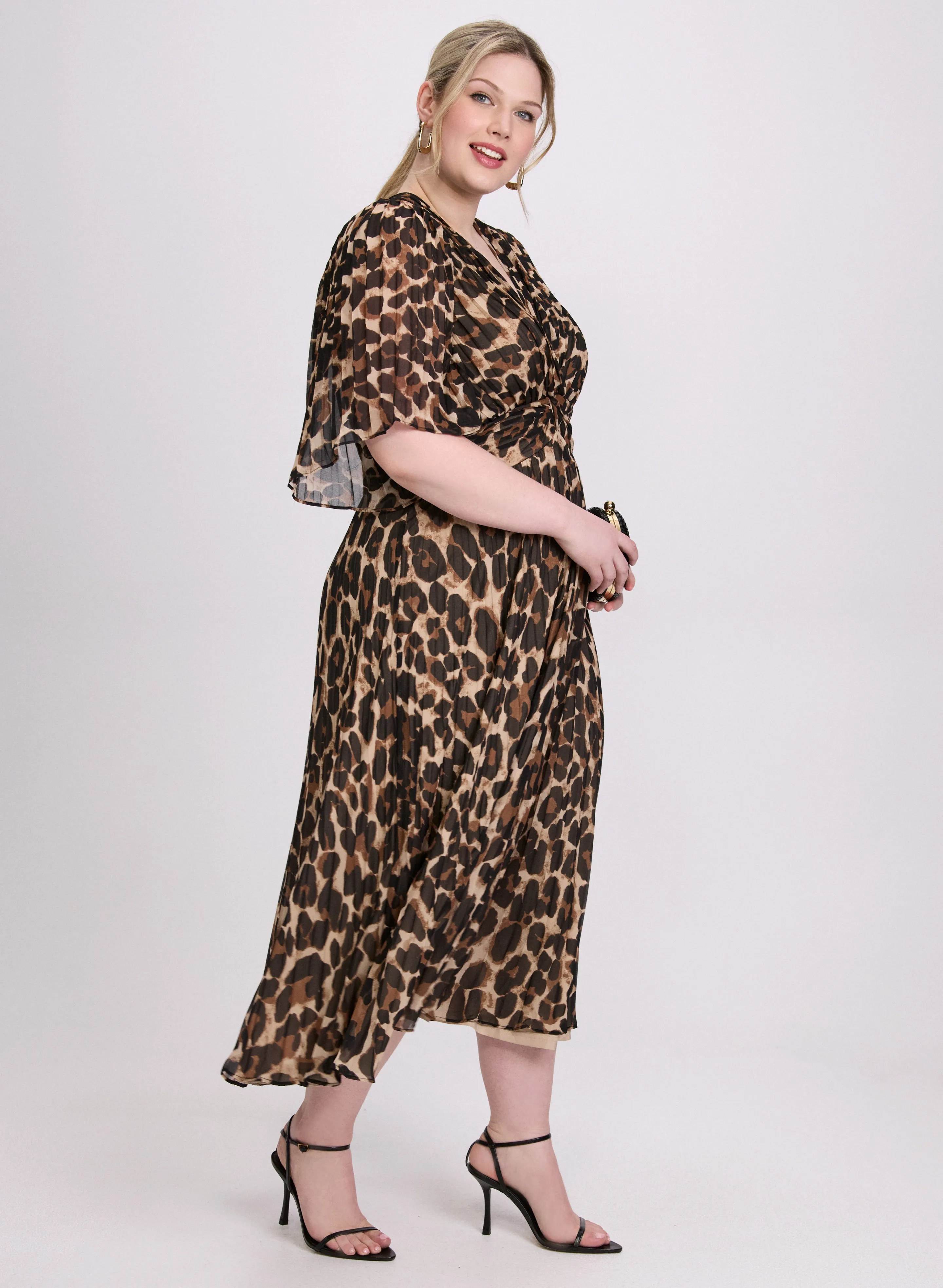 Joseph Ribkoff - Leopard Print Midi Dress sold by Laura product image thumbnail 2
