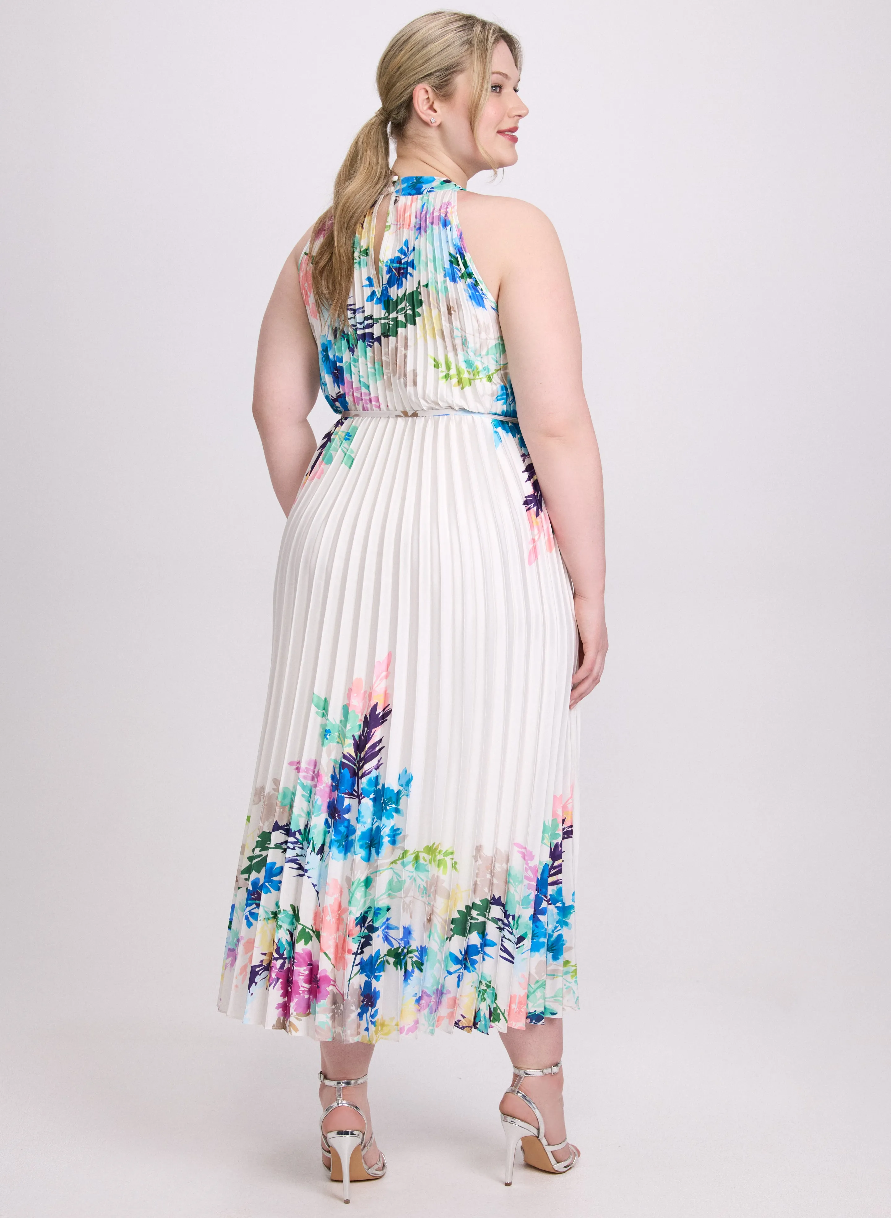 Joseph Ribkoff - Floral Plissé Dress sold by Laura product image thumbnail 3