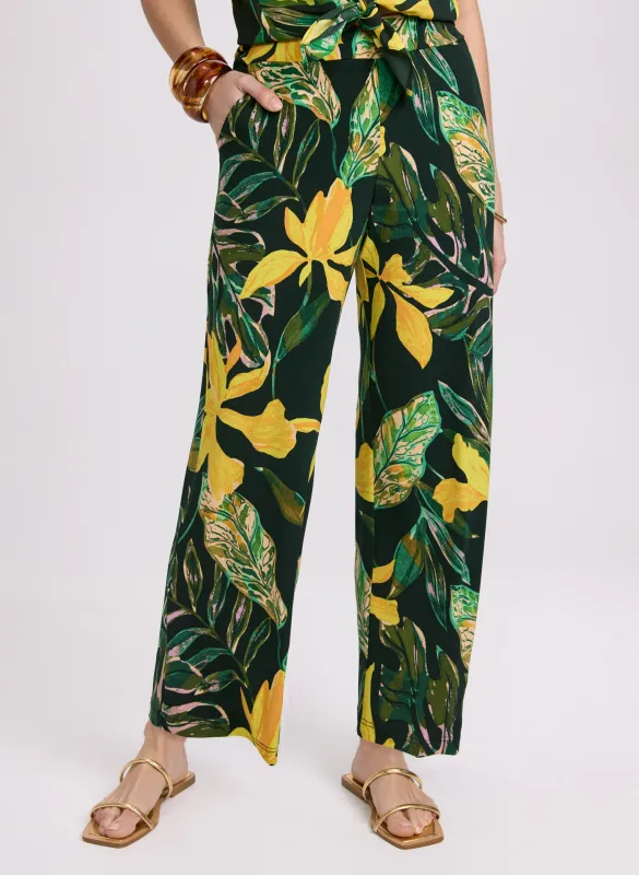 Olivia Palm Print Pants sold by Laura