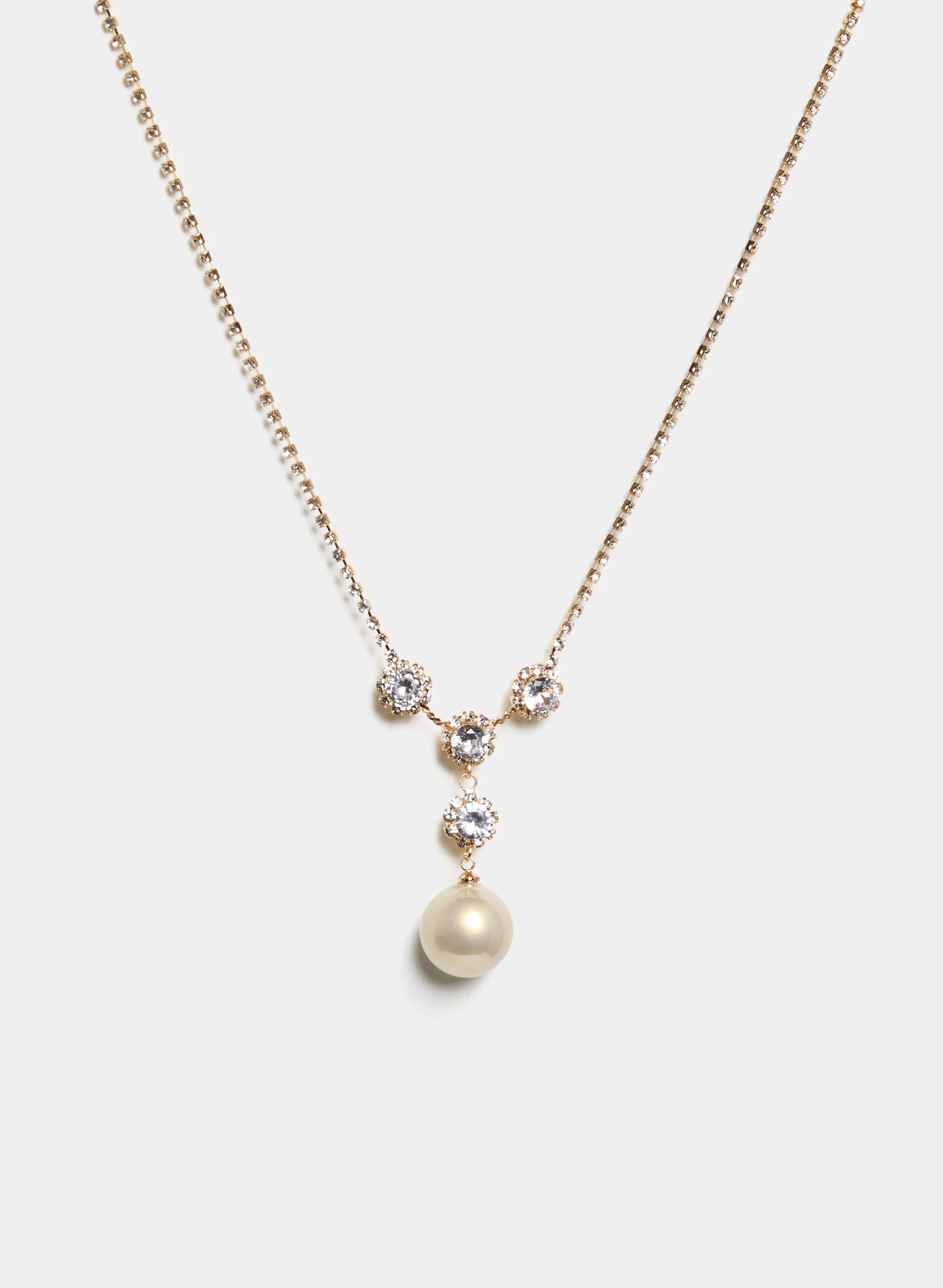 Crystal Chain Necklace sold by Laura