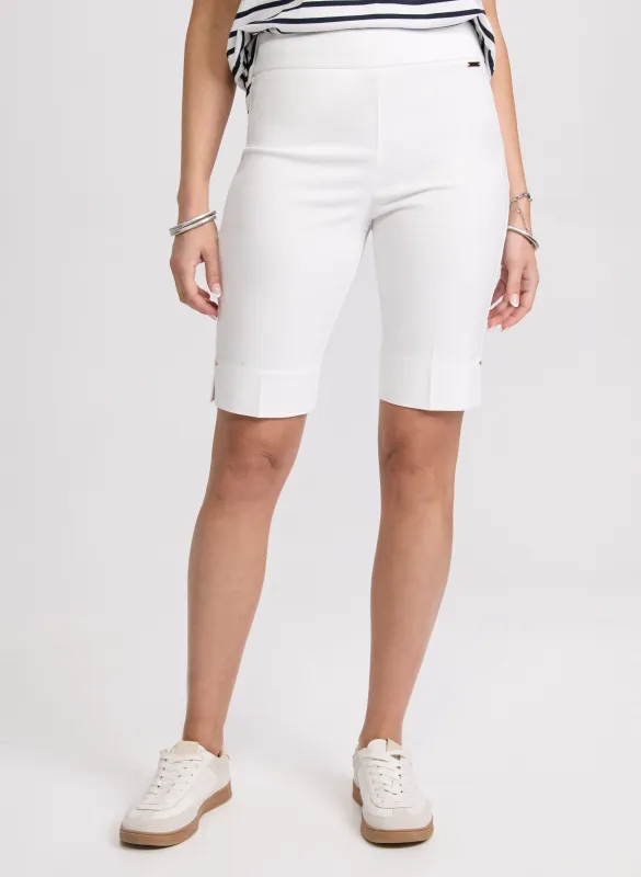 Bengaline Pull-On Shorts sold by Laura