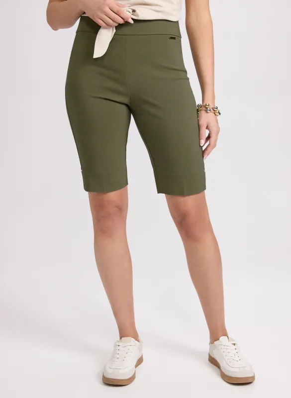 Bengaline Pull-On Shorts sold by Laura