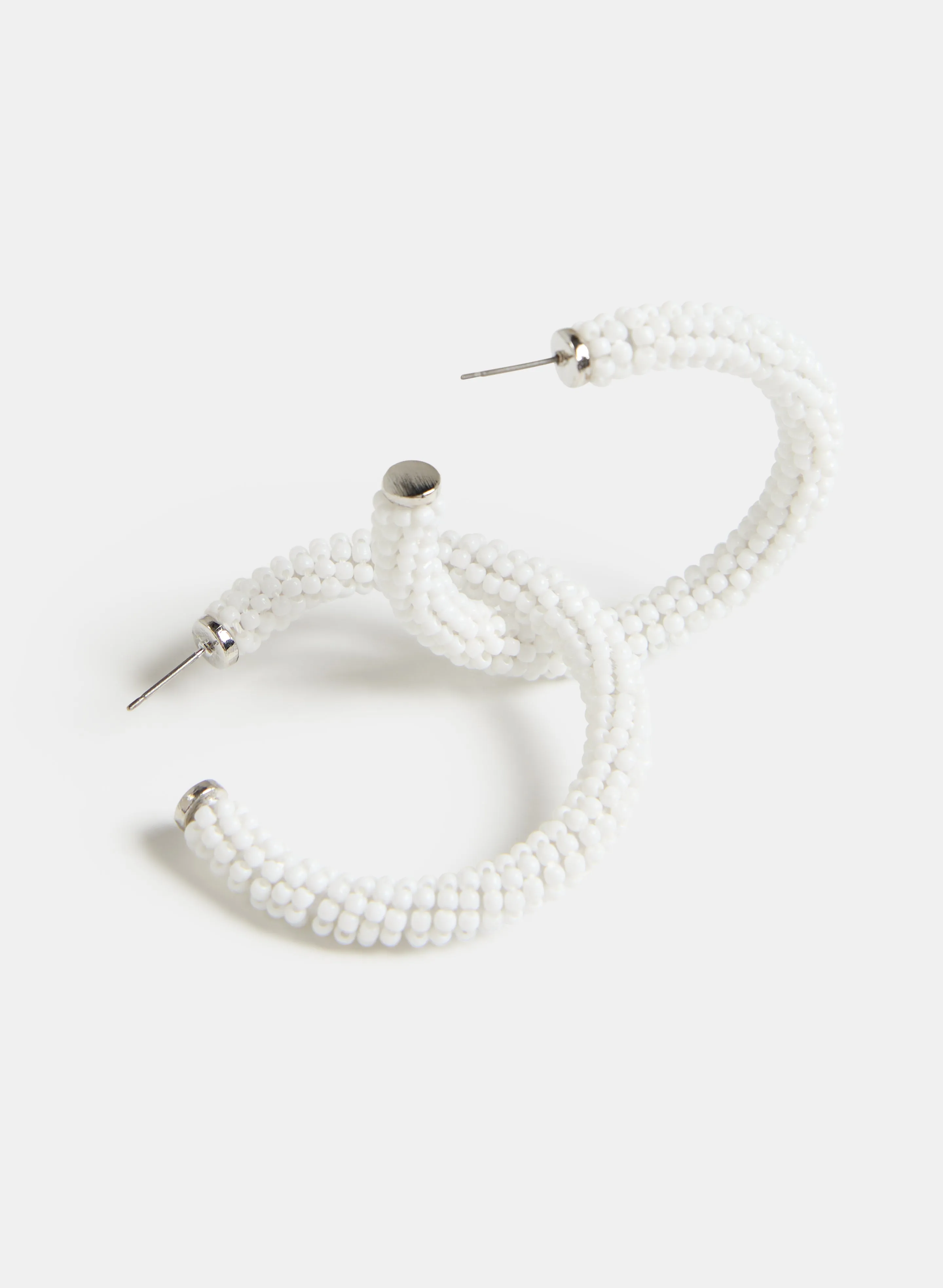 Beaded Hoop Earrings sold by Laura product image thumbnail 2