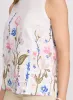 Sleeveless Floral Linen Blouse sold by Laura
