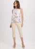 Sleeveless Floral Linen Blouse sold by Laura