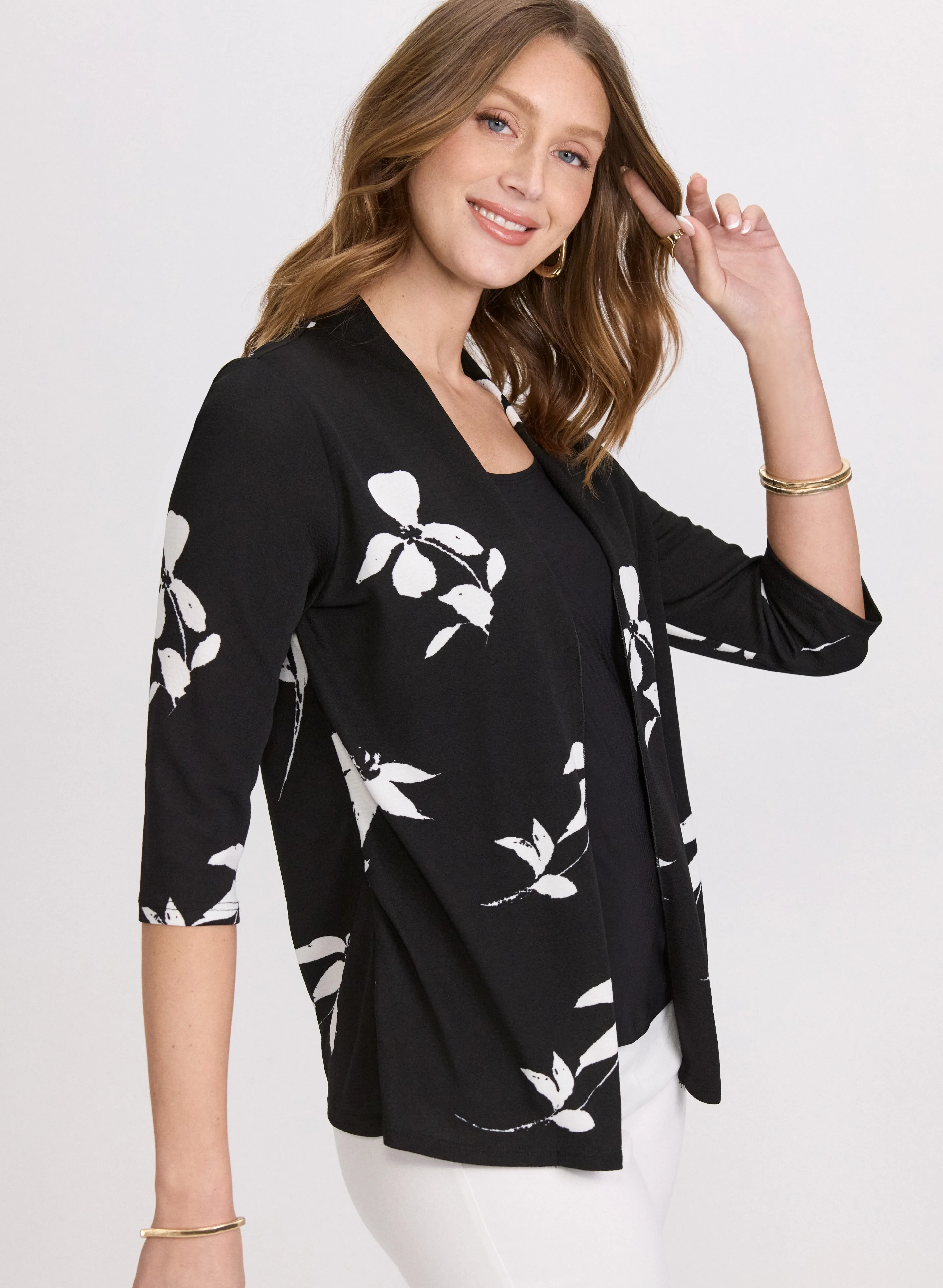 Floral Illusion Top sold by Laura product image thumbnail 2