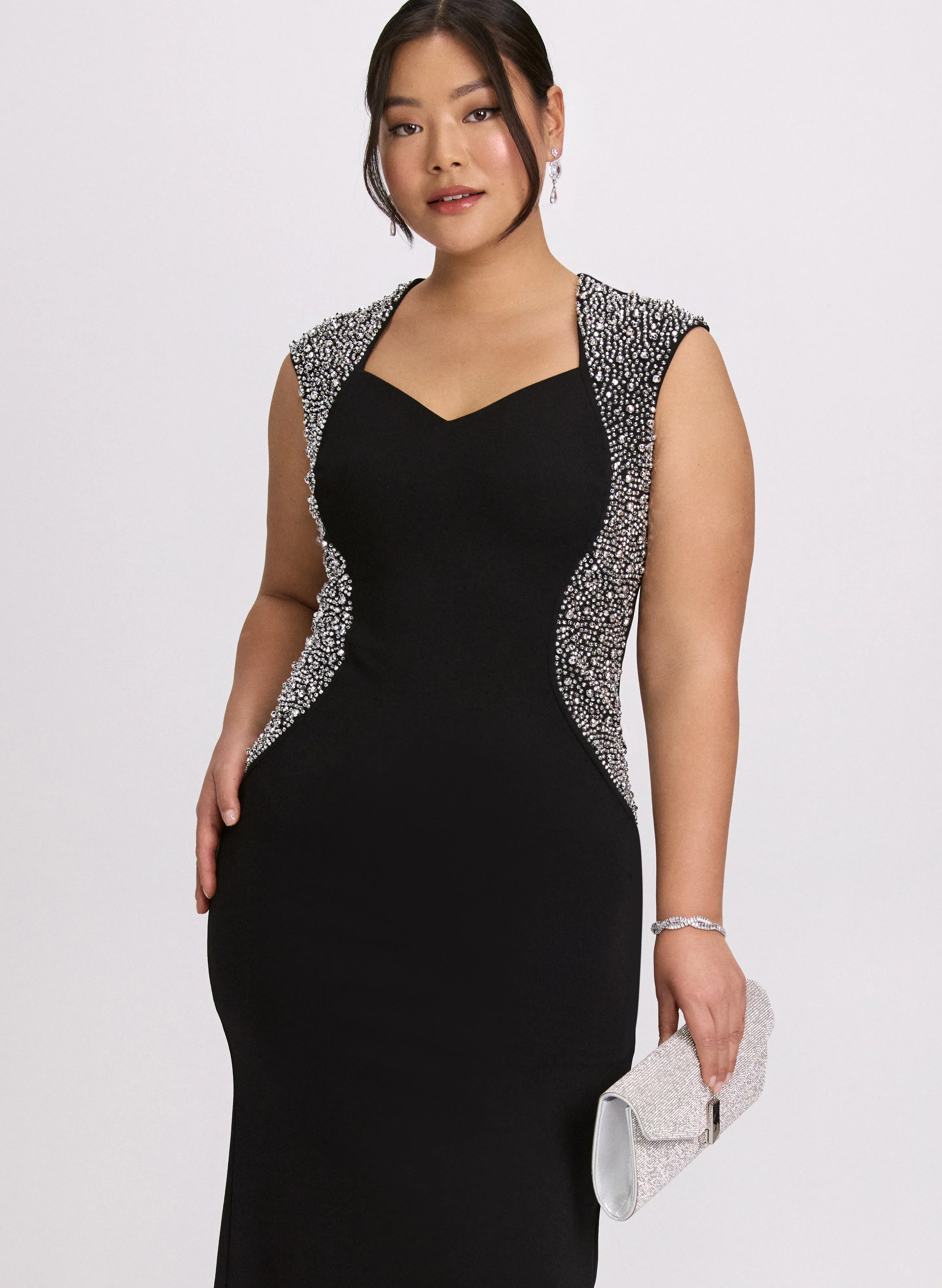 Crystal Embellished Dress sold by Laura product image thumbnail 4