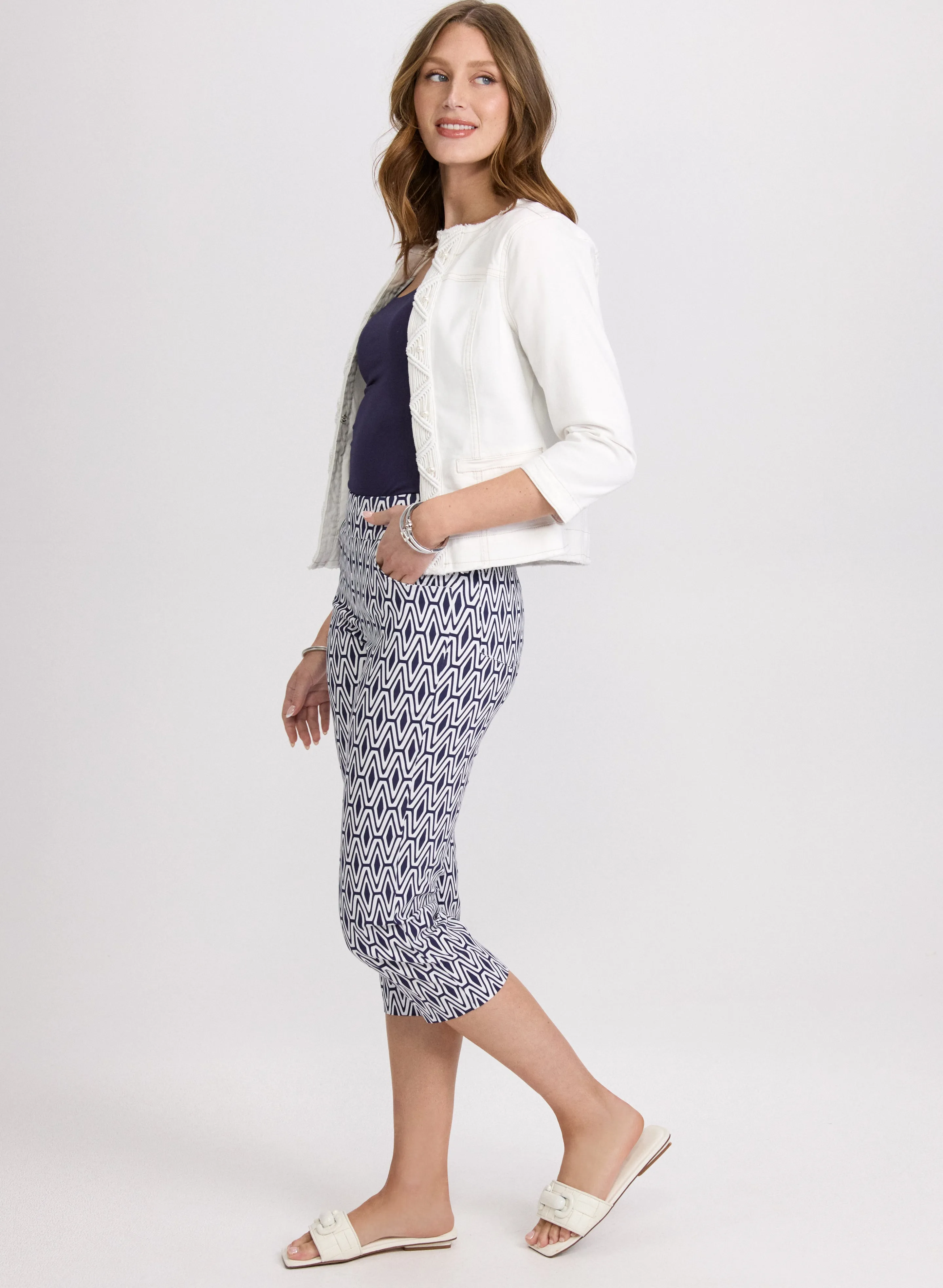 Geometric Print Capris sold by Laura product image thumbnail 2