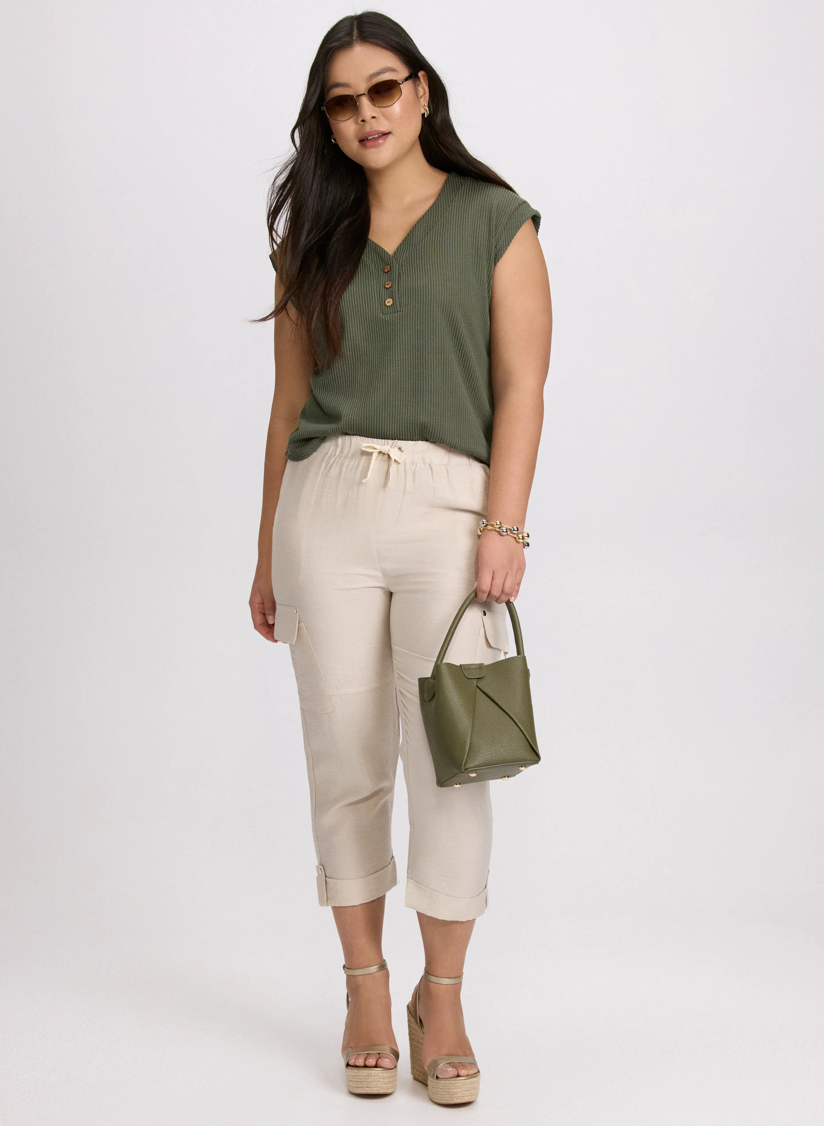 Knit Cap Sleeve Top sold by Laura product image thumbnail 3