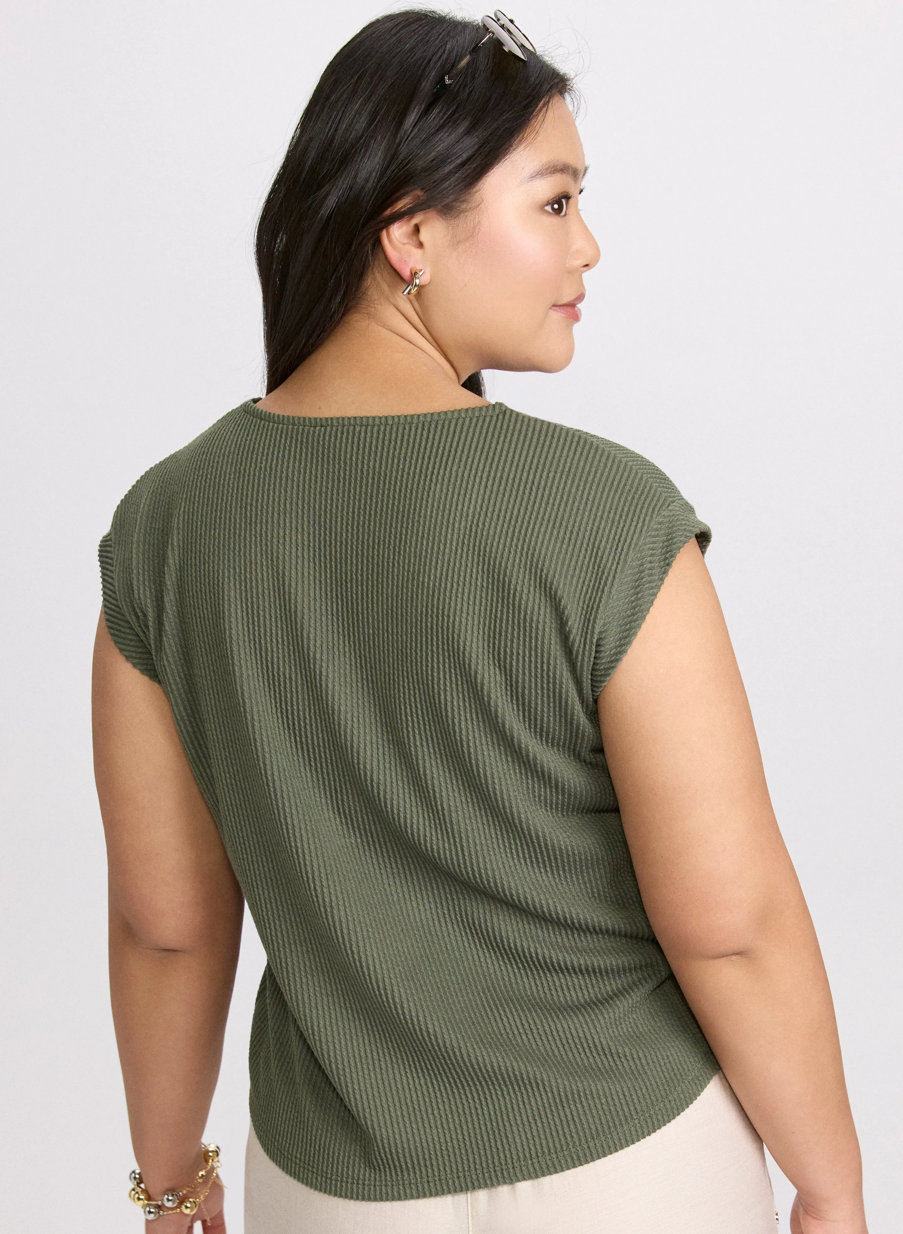 Knit Cap Sleeve Top sold by Laura product image thumbnail 2