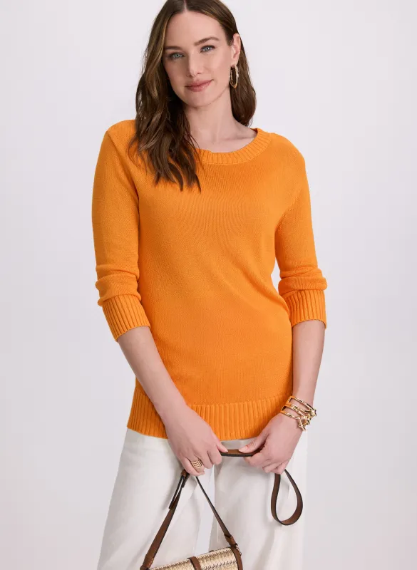 Ribbed Knit Sweater sold by Laura