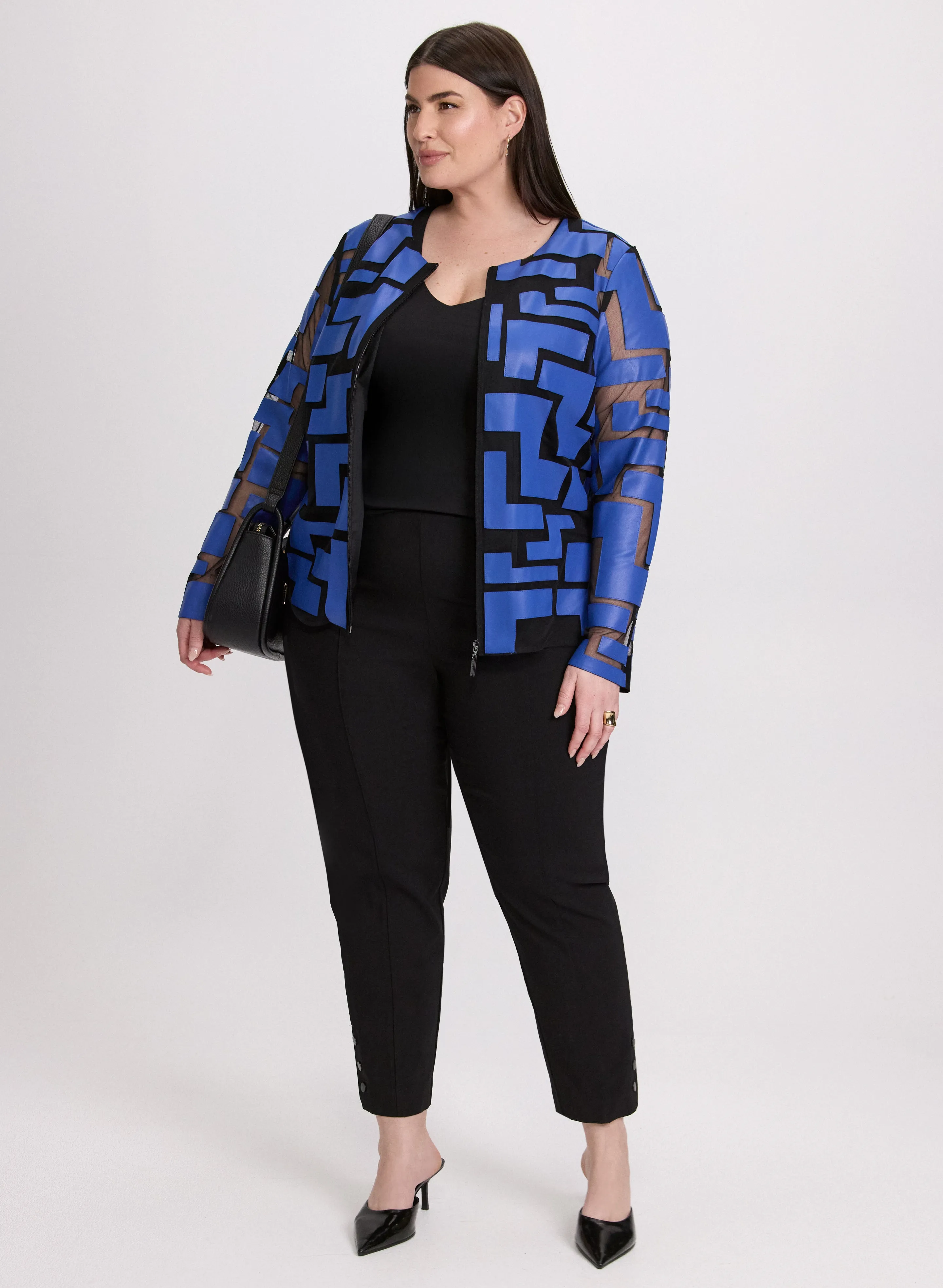 Joseph Ribkoff - Geometric Print Jacket sold by Laura product image thumbnail 4