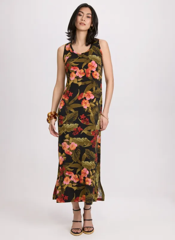 Tropical Jersey Maxi Dress sold by Laura