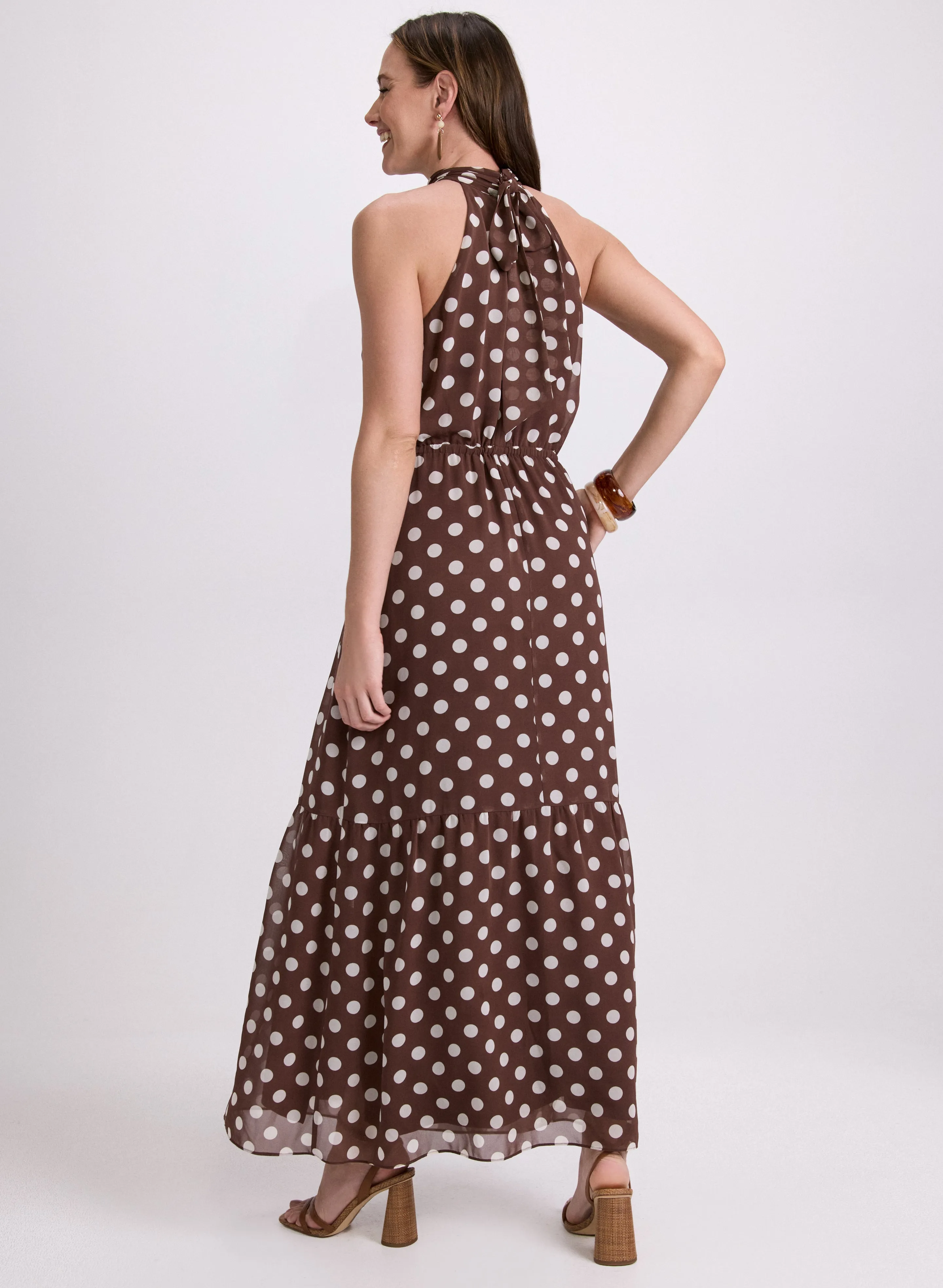 Polka Dot Halter Neck Dress sold by Laura product image thumbnail 5