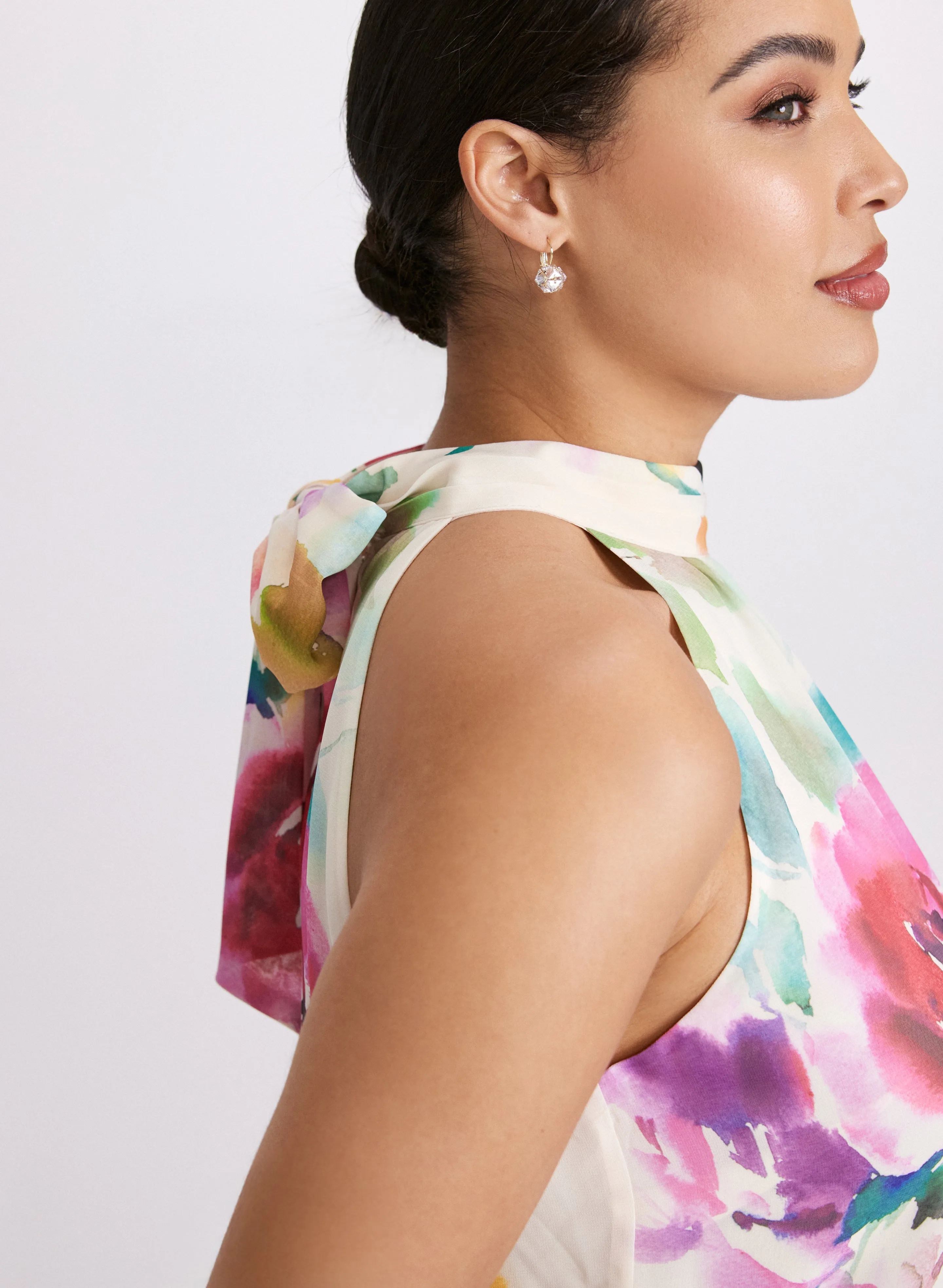 Floral Halter Dress sold by Laura product image thumbnail 5