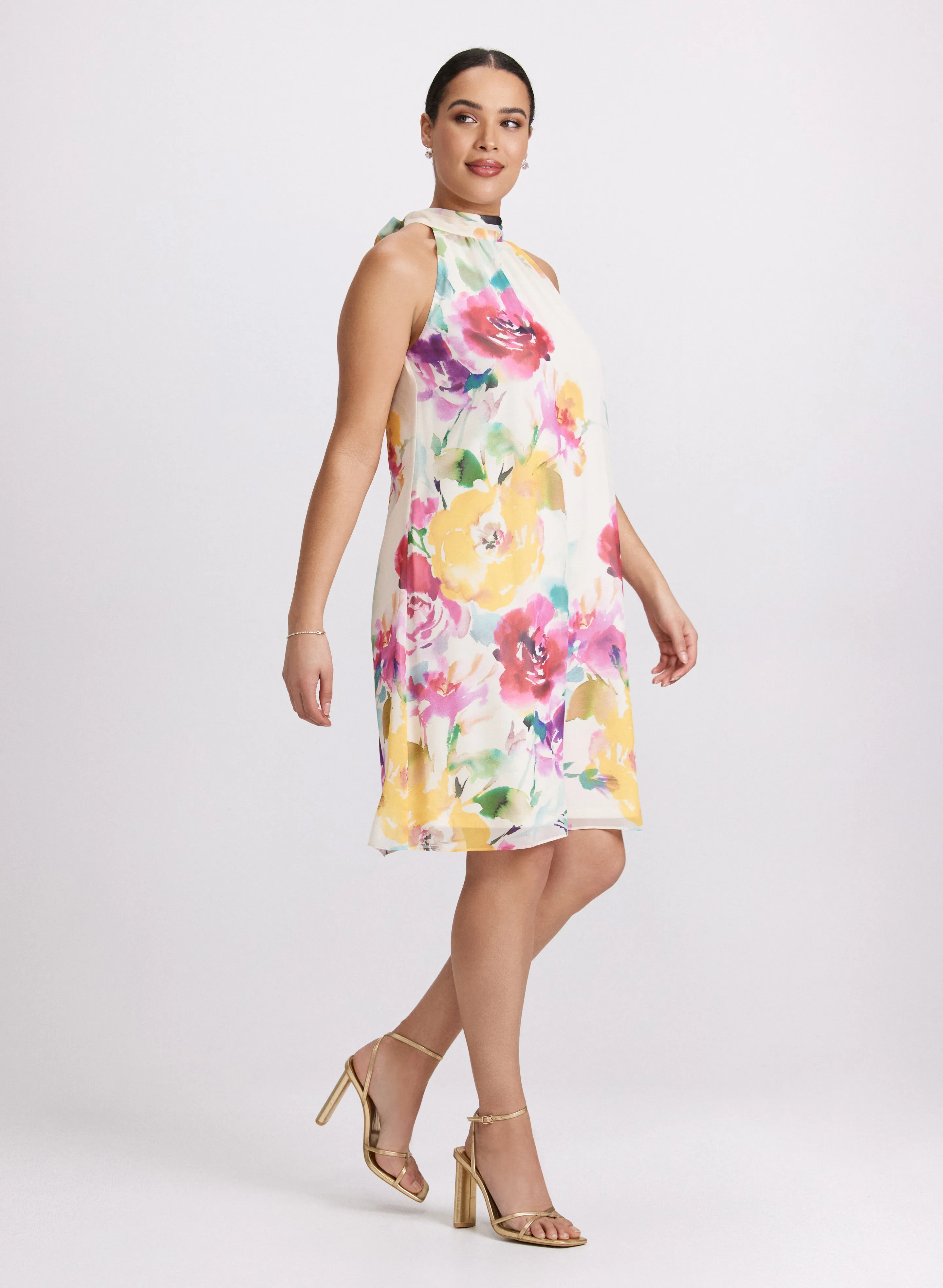 Floral Halter Dress sold by Laura product image thumbnail 2