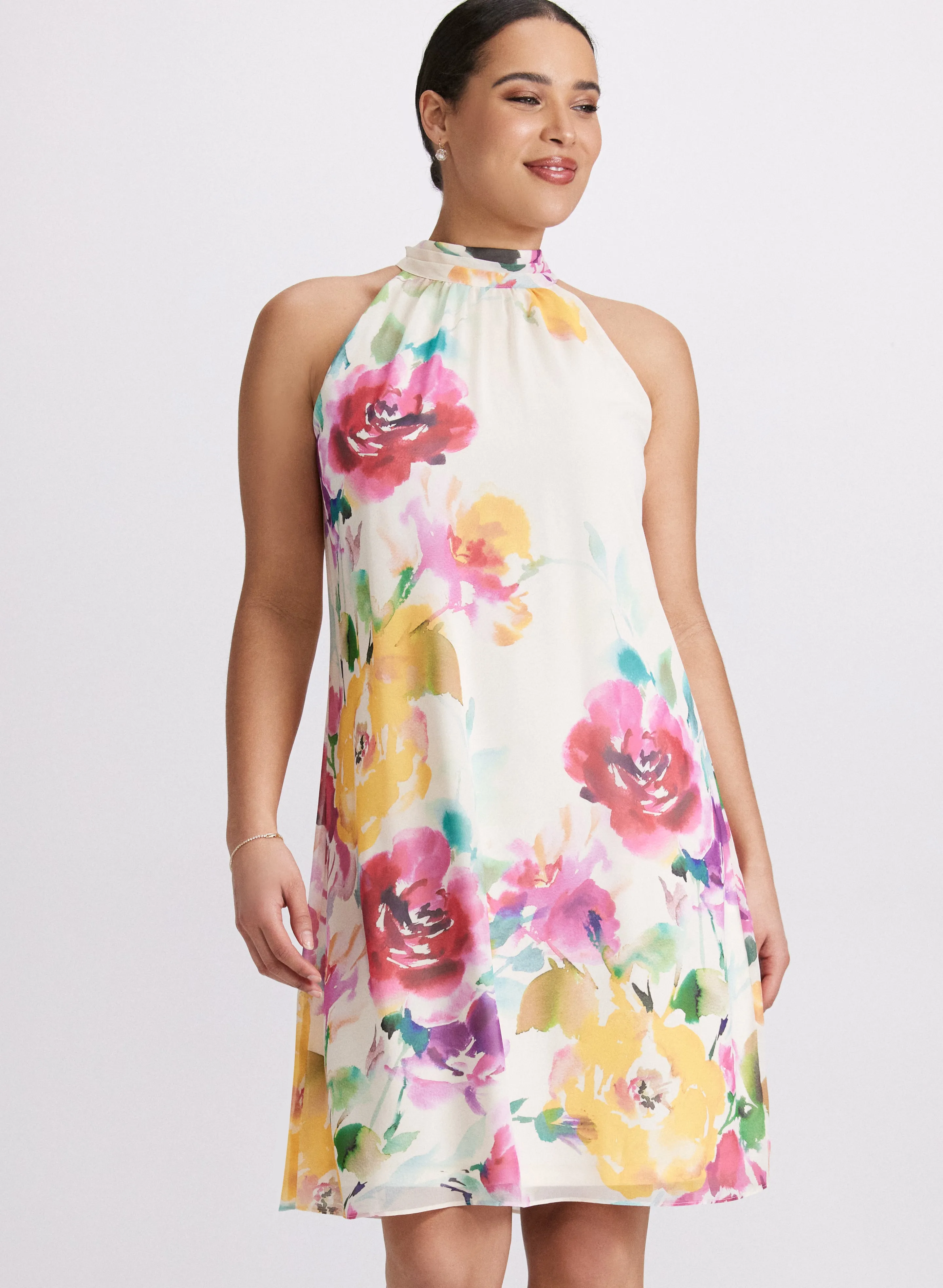 Floral Halter Dress sold by Laura product image thumbnail 4