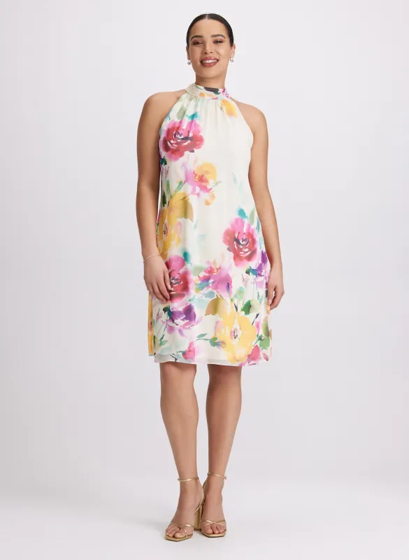 Floral Halter Dress sold by Laura