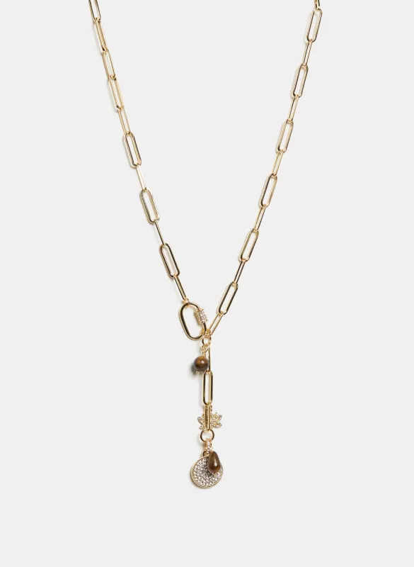 Crystal Charm Necklace sold by Laura