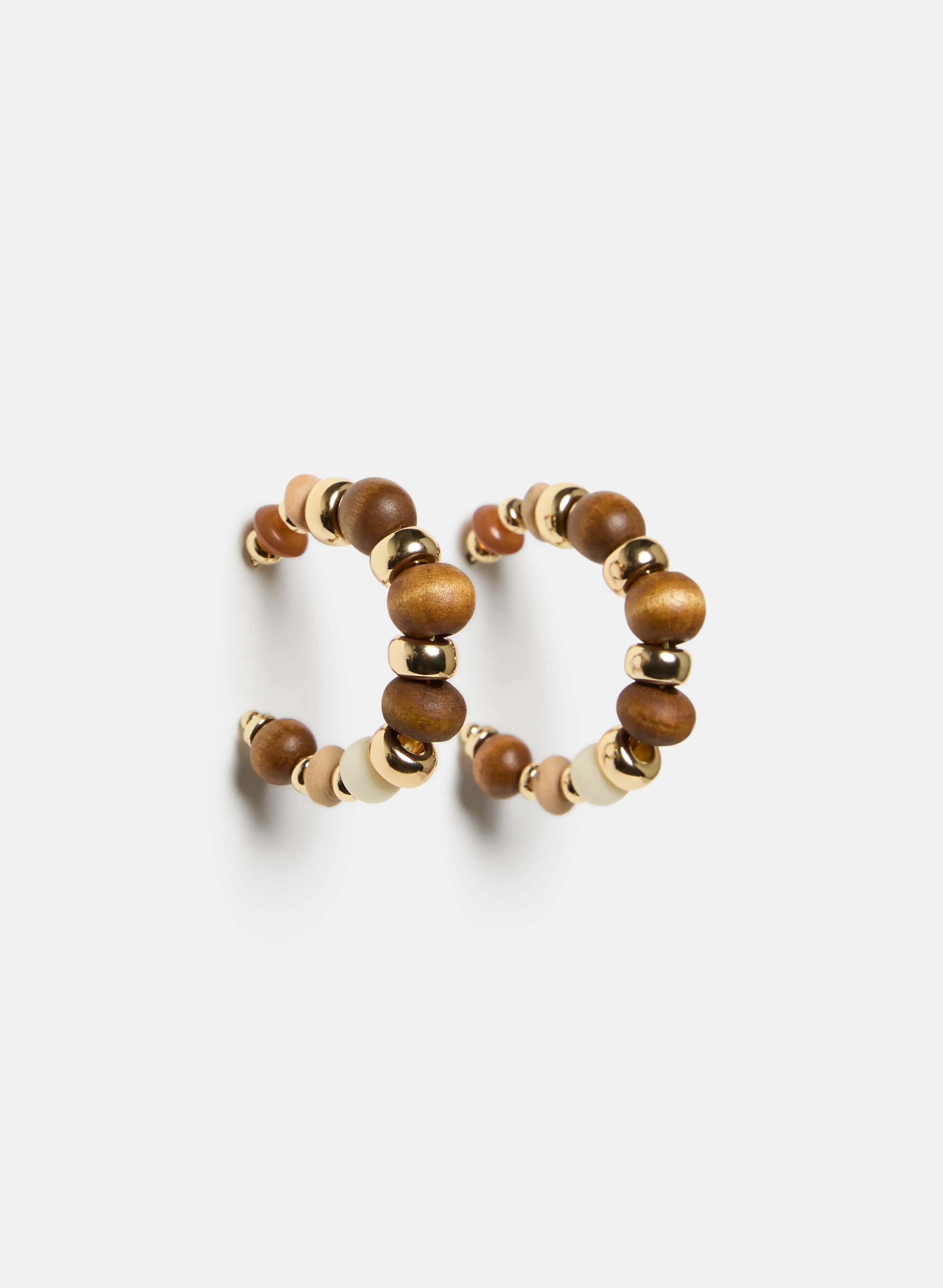 Wood Hoop Earrings sold by Laura