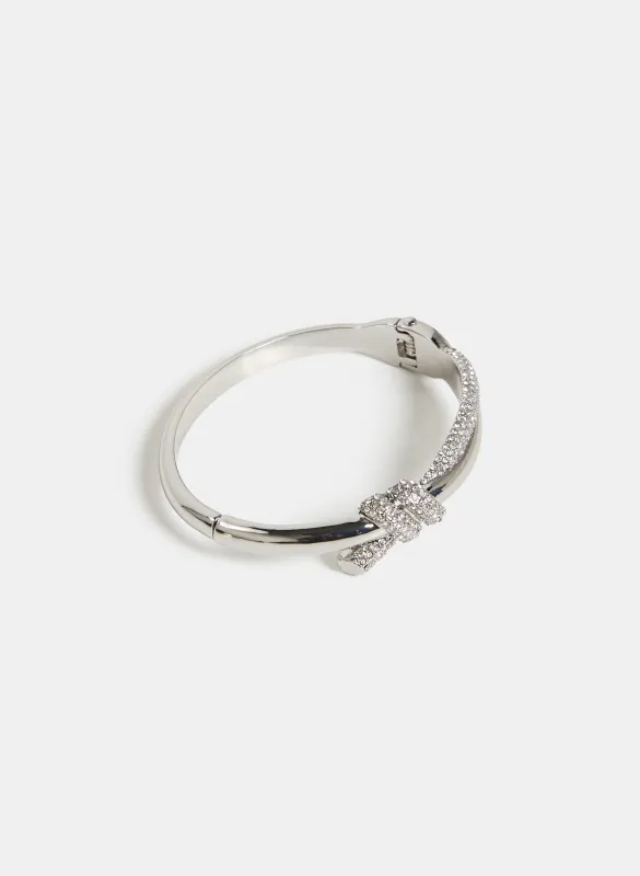 Crystal Knot Bangle sold by Laura