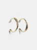 Two-Tone Hoop Earrings sold by Laura