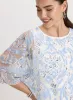 Printed Mesh Blouse sold by Laura